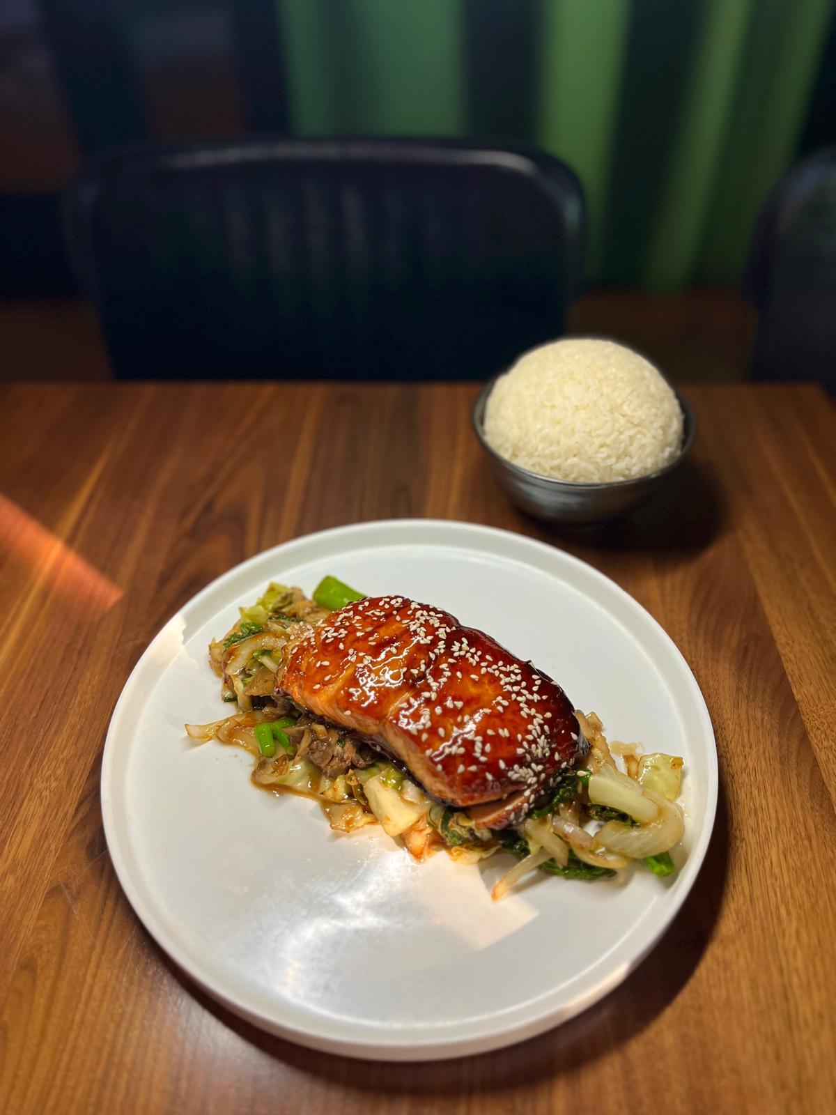 Roasted Chiltepin Honey Salmon