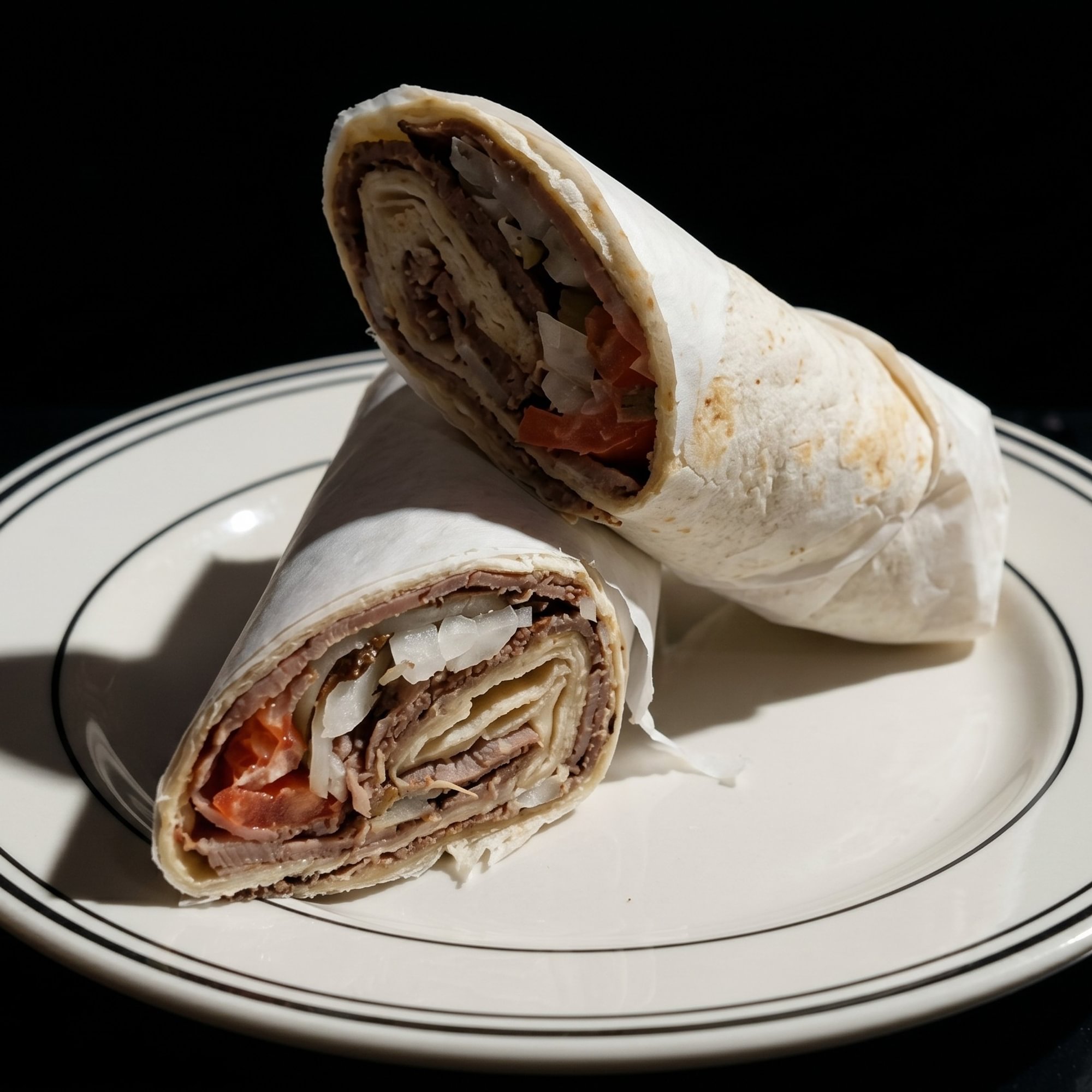 Leg of lamb sandwich