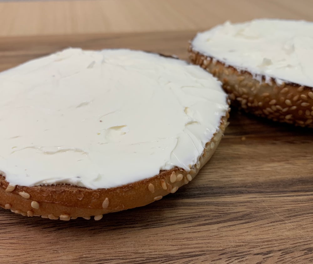 Bagel + Cream Cheese.