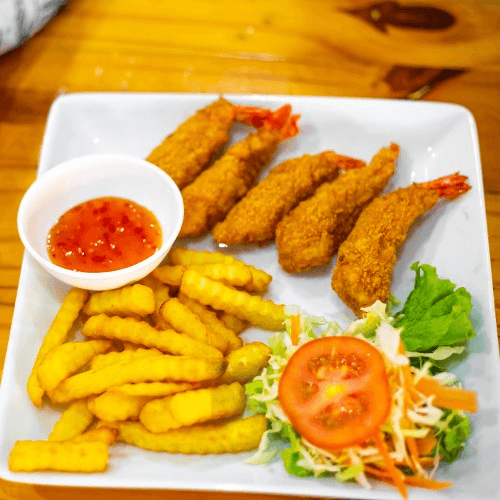 Fantail Shrimp Basket