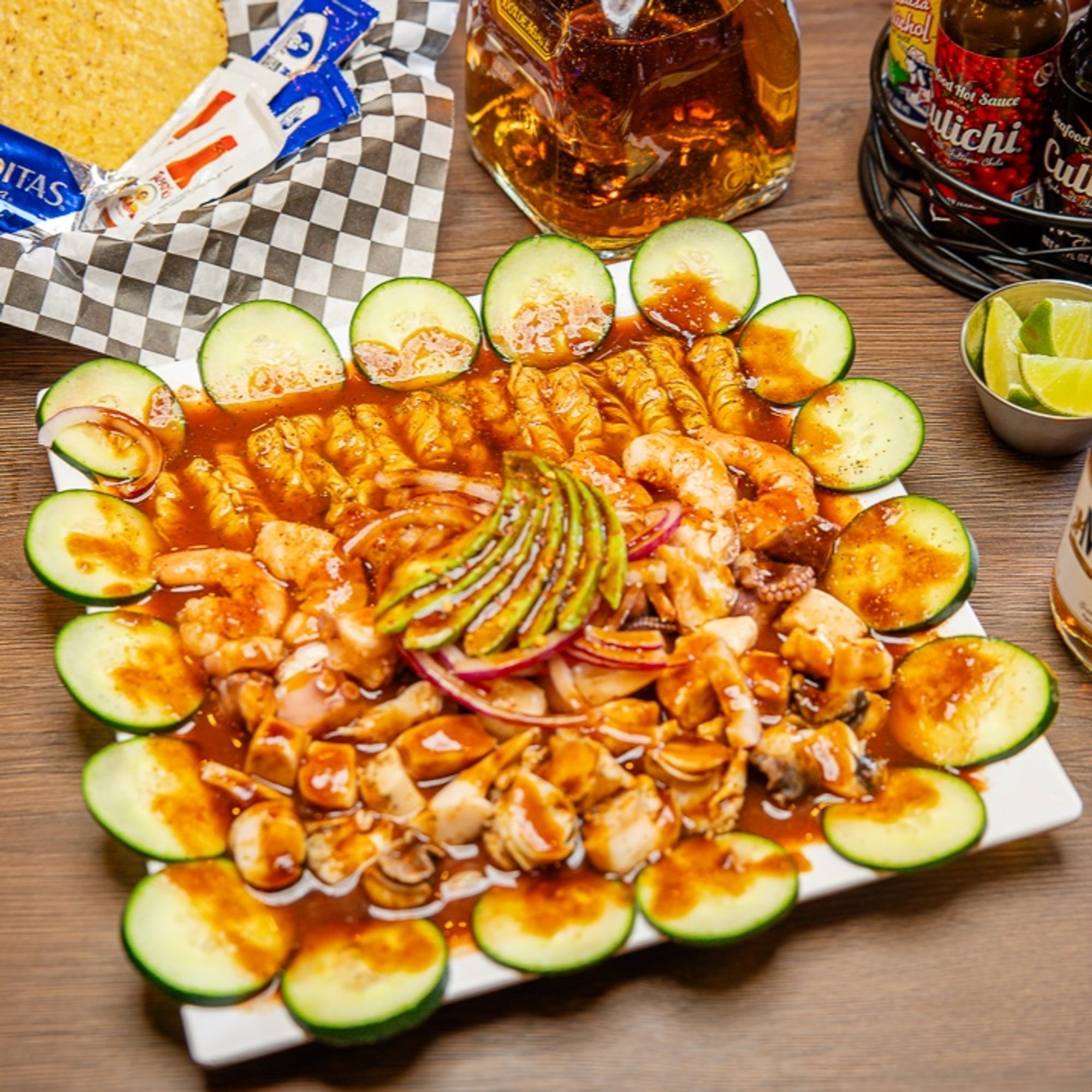 Botana Camaron Y Pulpo