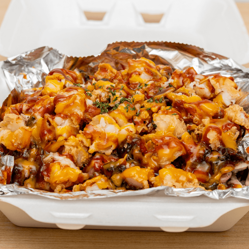 Jerk Fries Add Shrimp
