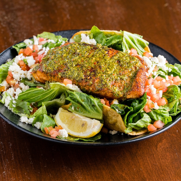Salmon Tostada