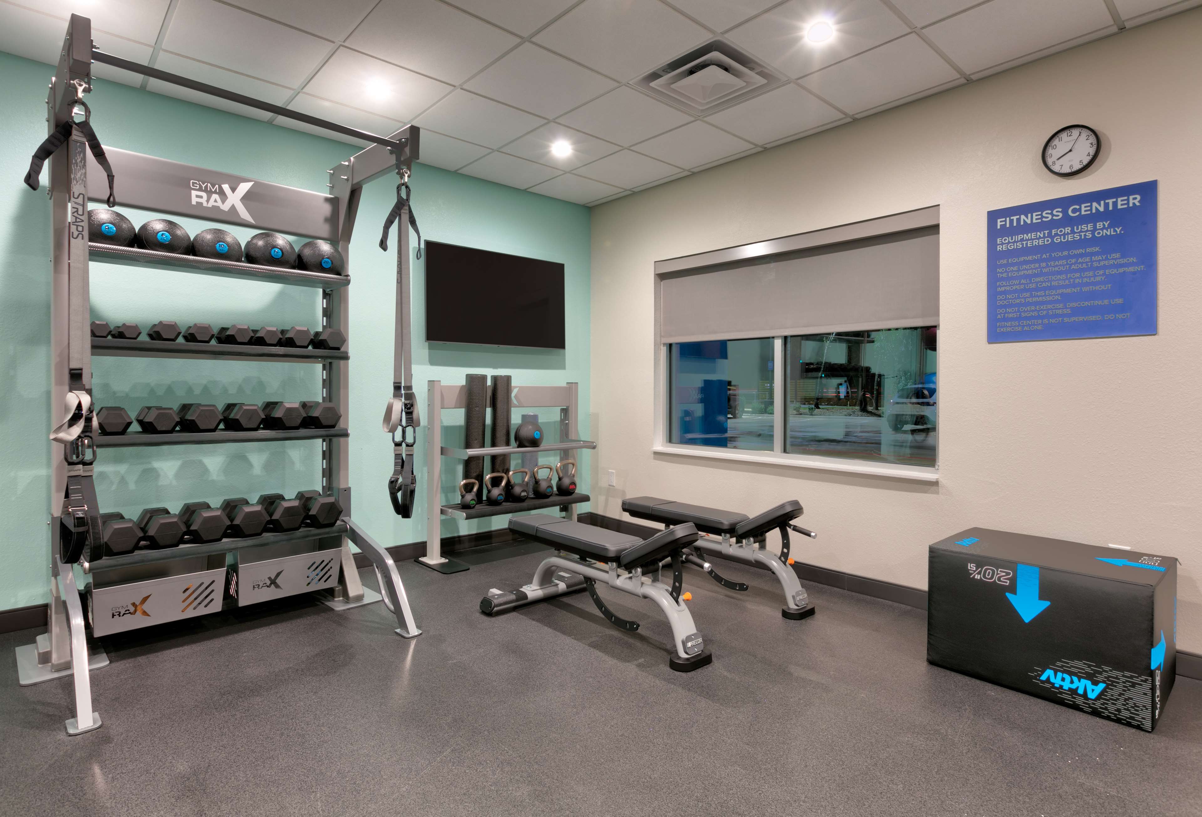 Health club  fitness center  gym