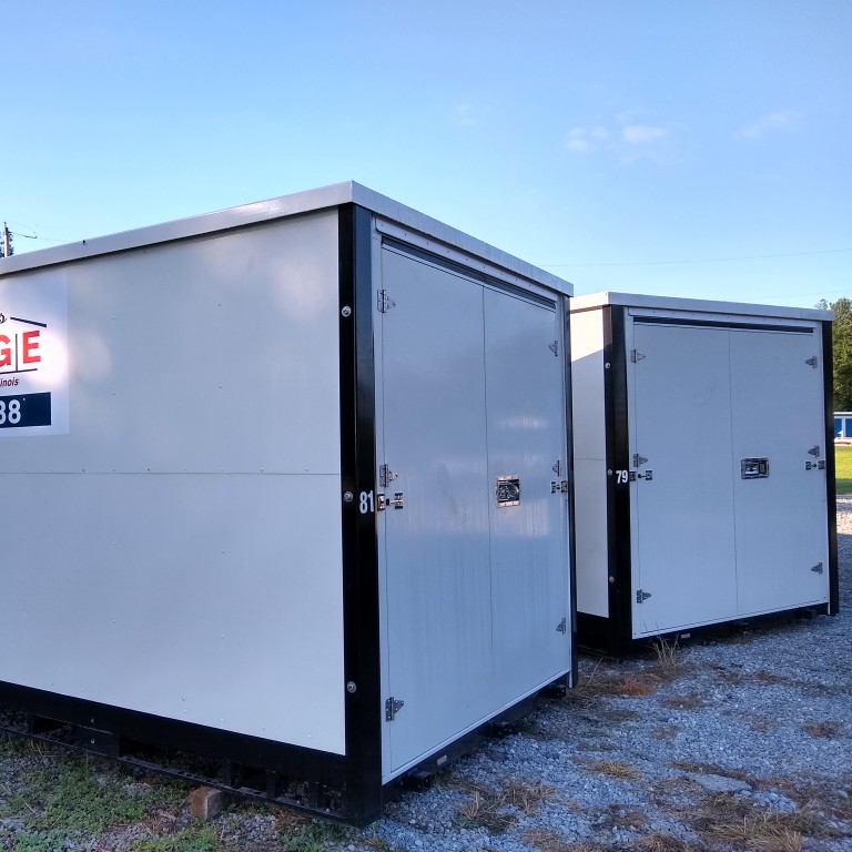 Restoration and remediation portable storage containers delivered to your project site. They are placed on the property where you need it most.