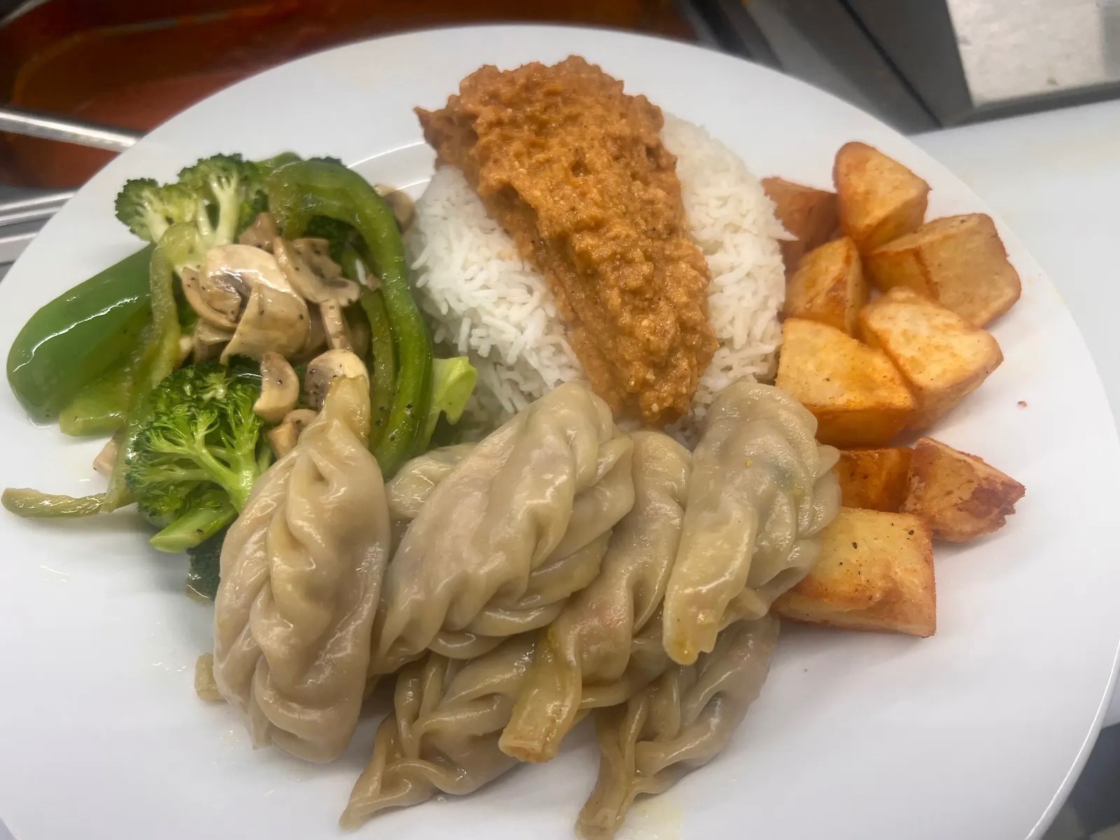 Vegetable Momo Bowls (NF)