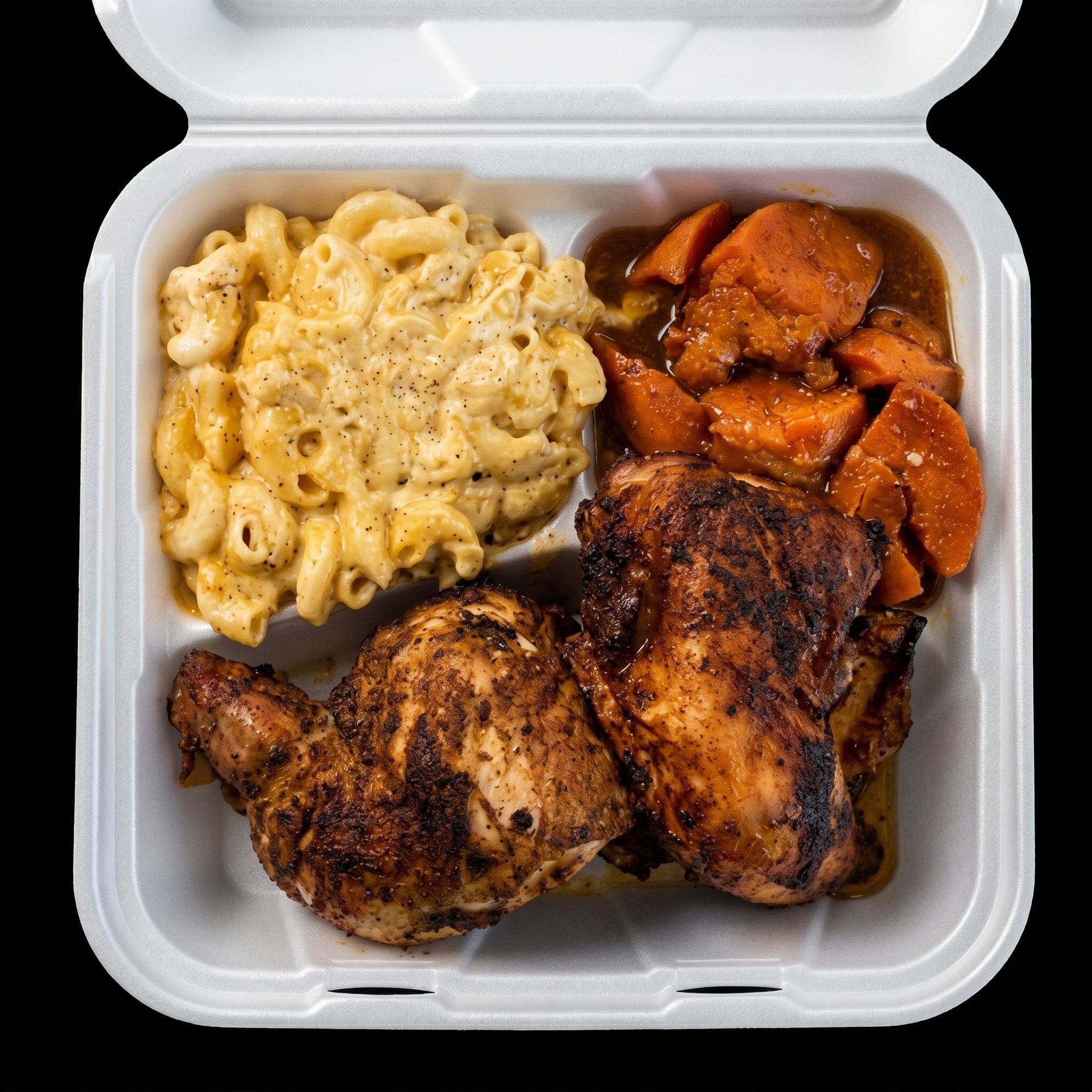 2 Meat Combo: Chicken & Hot Links
