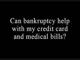 Credit cards and Medical bills can be discharged in both Chapter 7 and Chapter 13 Bankruptcy. 