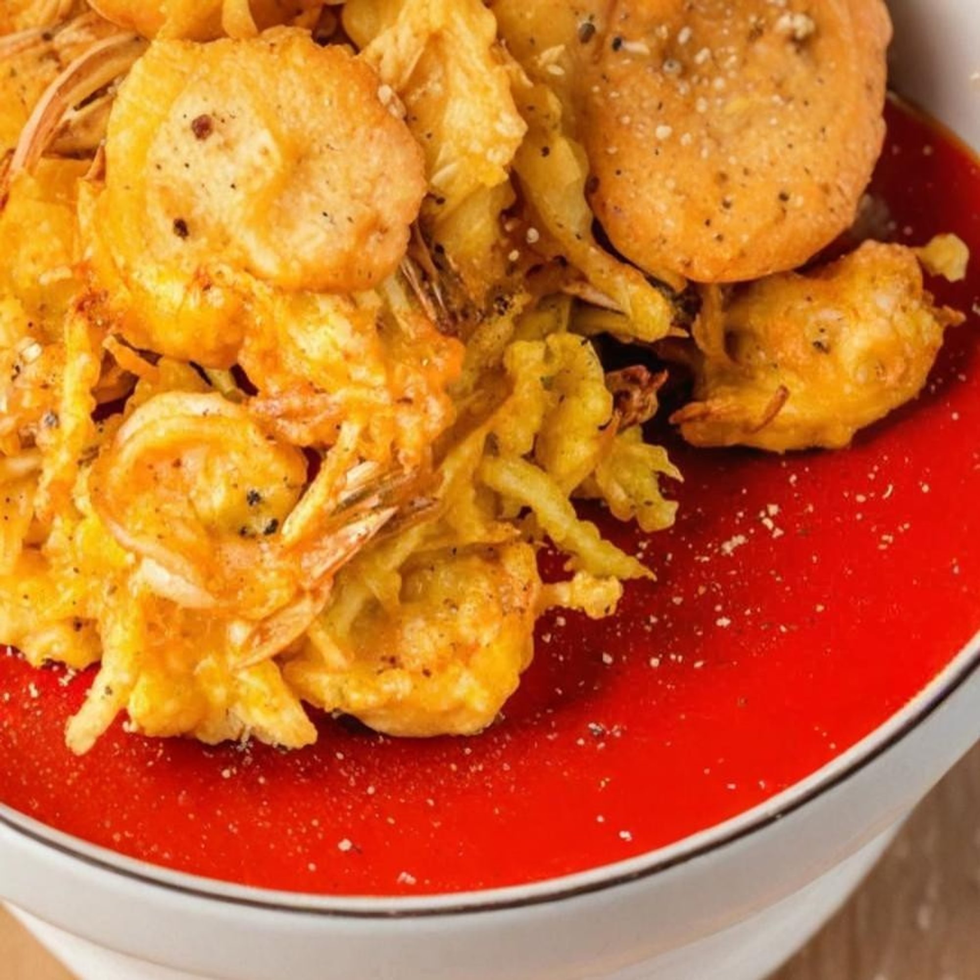 7. Fried Sweet Potato Shrimp Cake / Khoai Lang Chiên Tôm