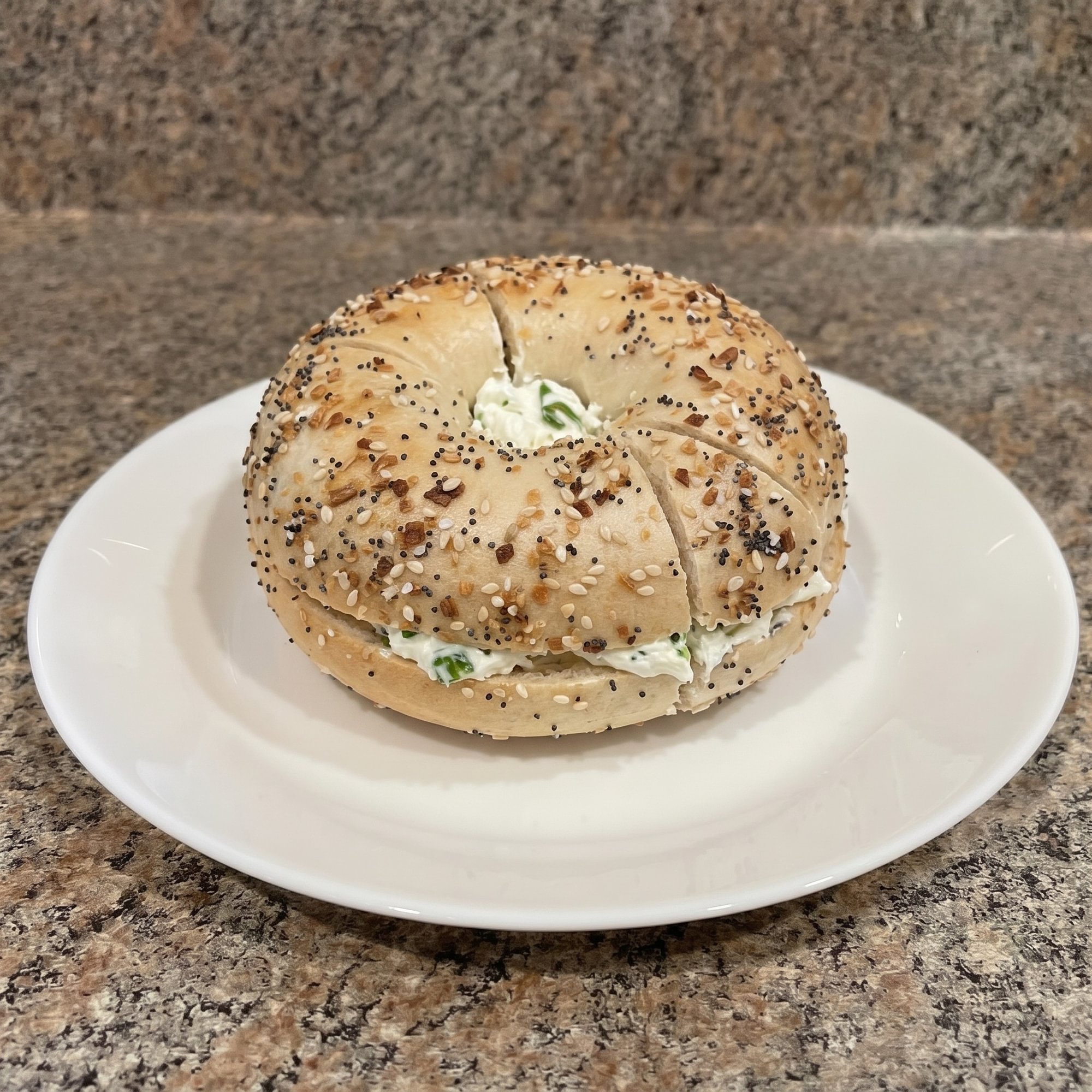 Scallion Cream Cheese Bagel