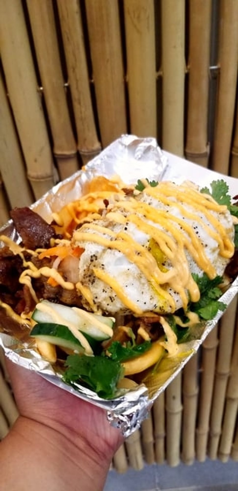 Vietnamese BBQ Pork Loaded Fries