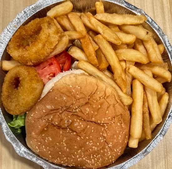 Mushroom Swiss Burger Deluxe