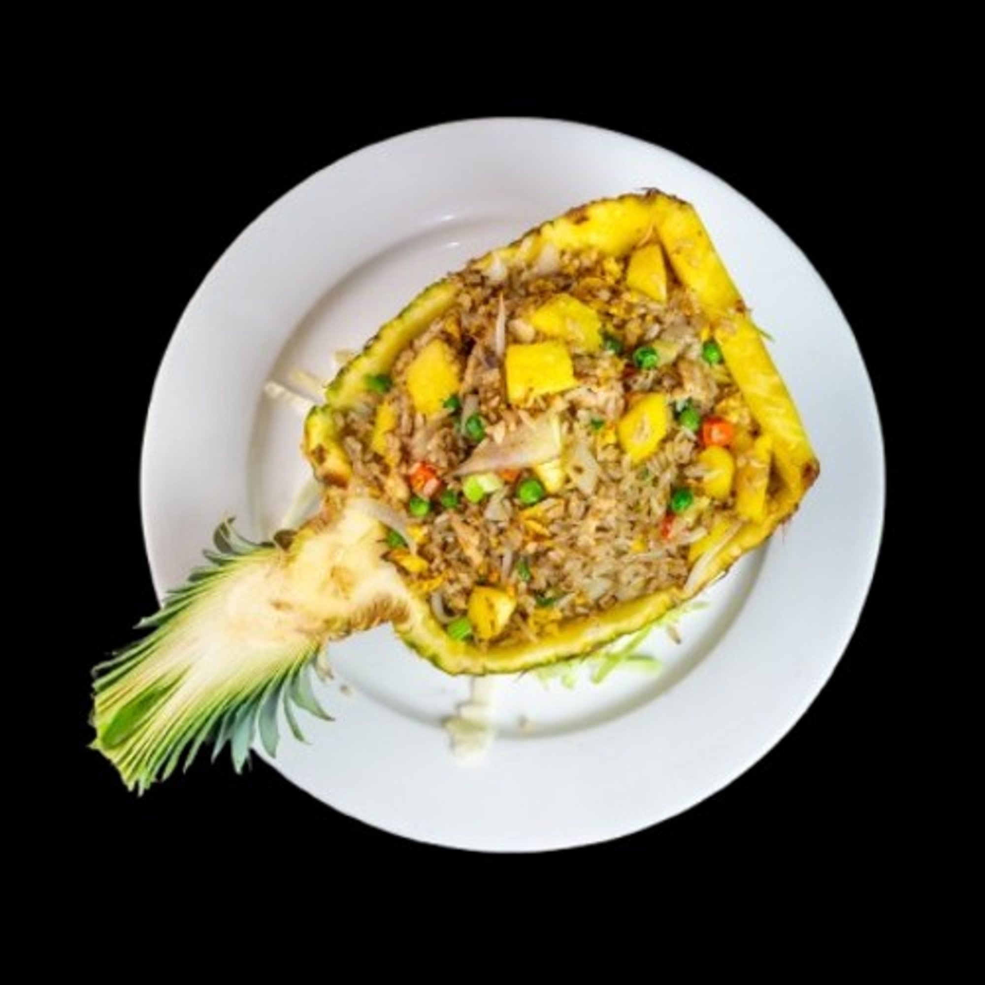 Fresh Pineapple Chicken Fried Rice