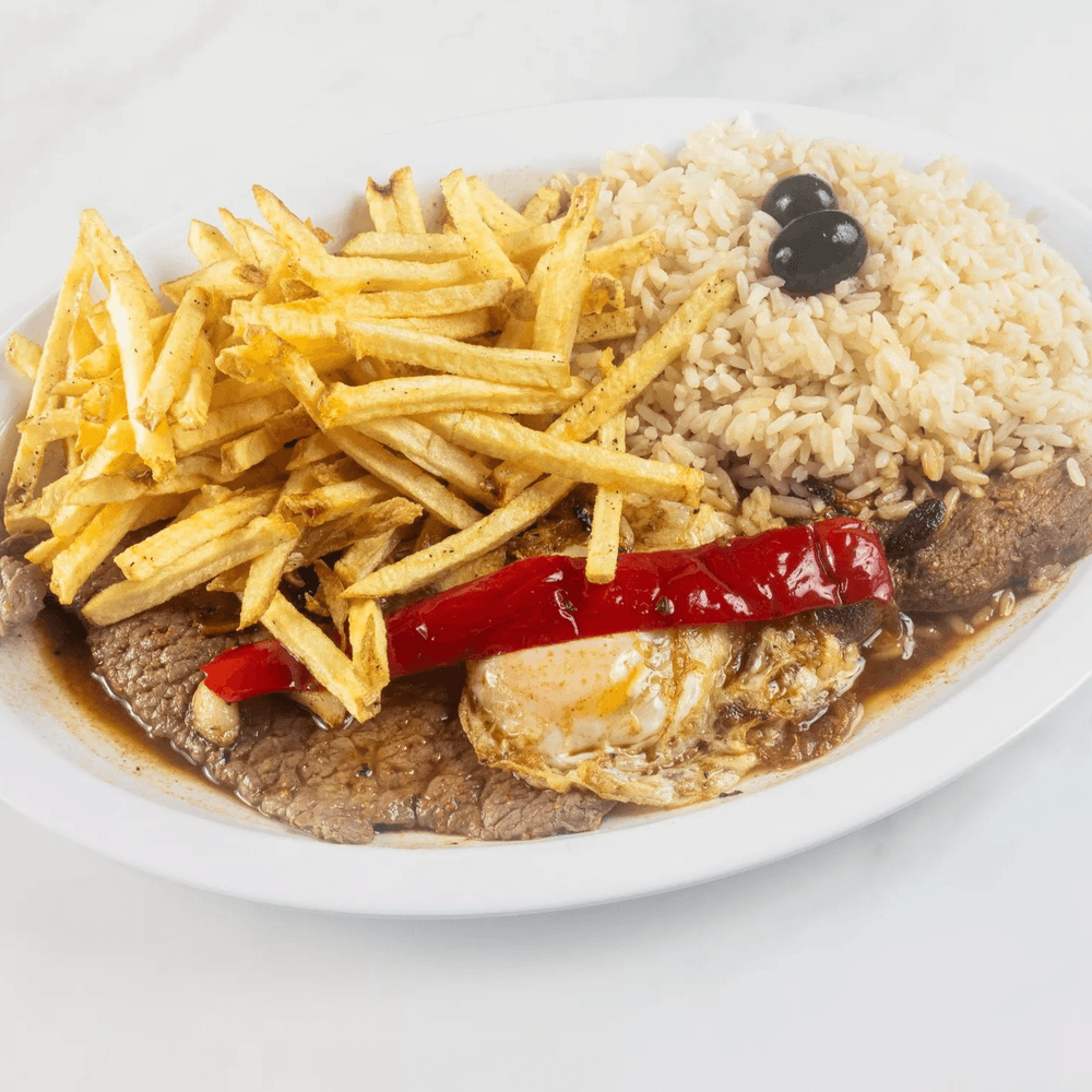 Portuguese steak plate
