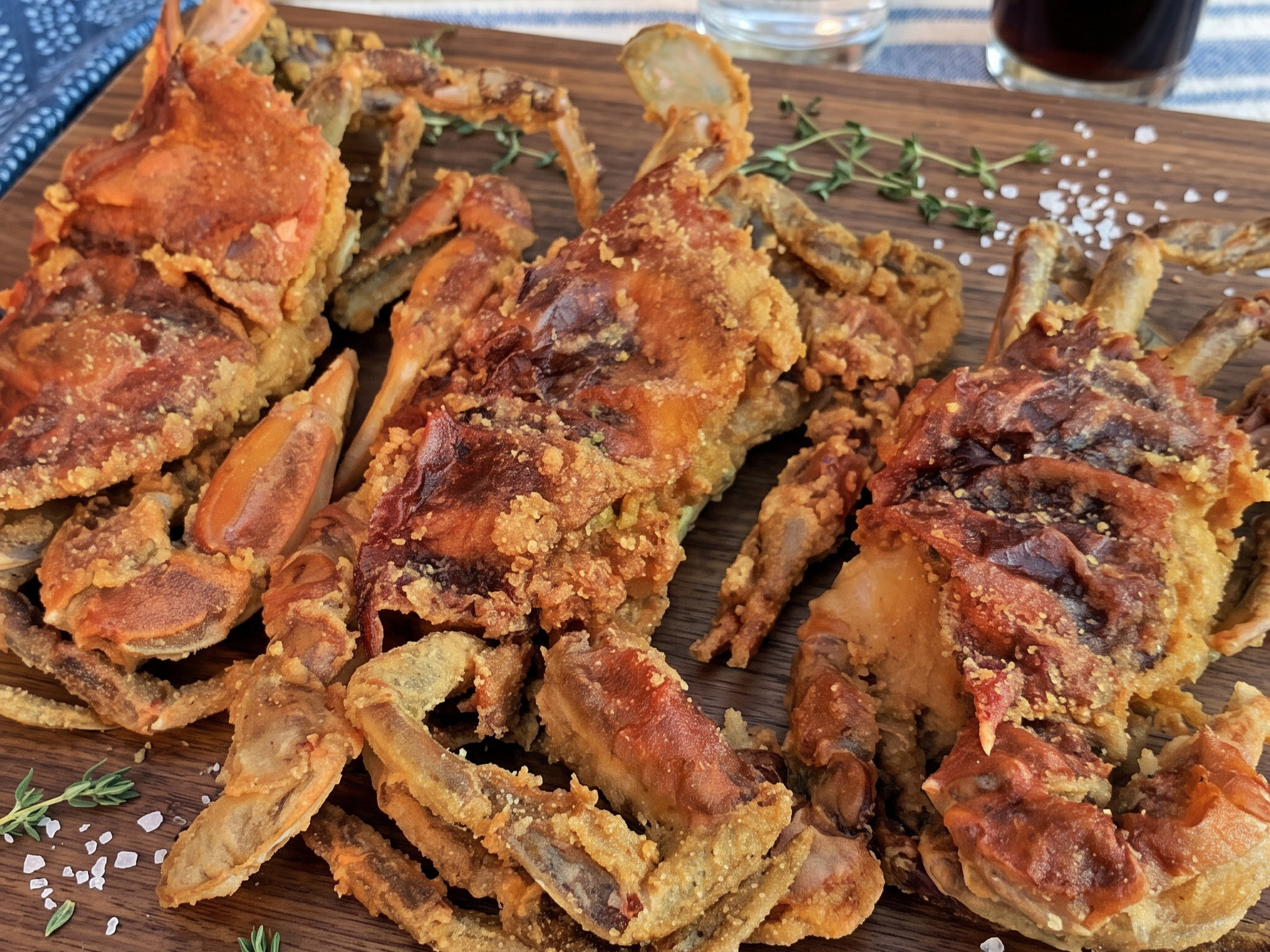 #41 Softshell Crab Platter