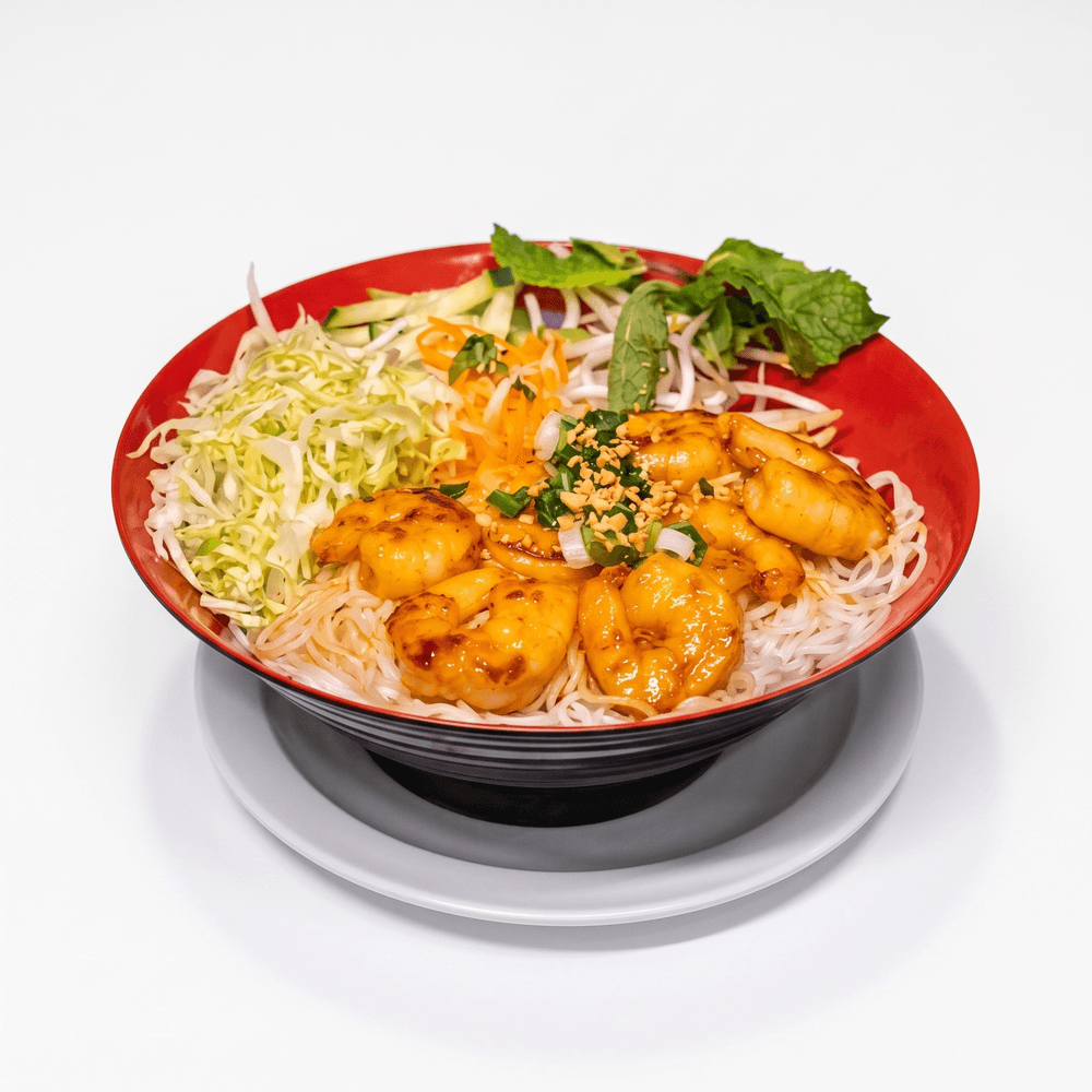 66. Grilled Shrimp on Vermicelli