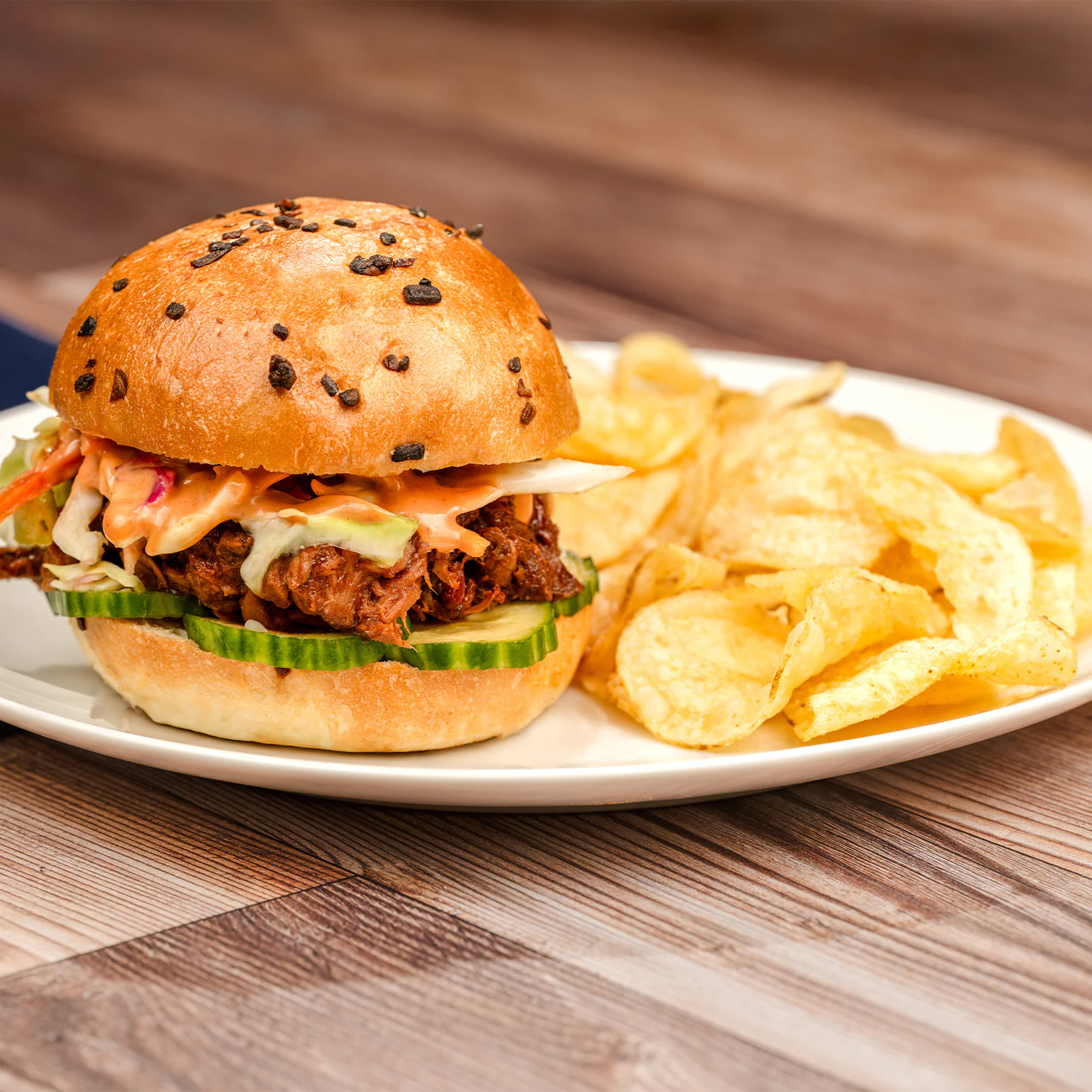 Plant-based Barbecue Jackfruit Sandwich