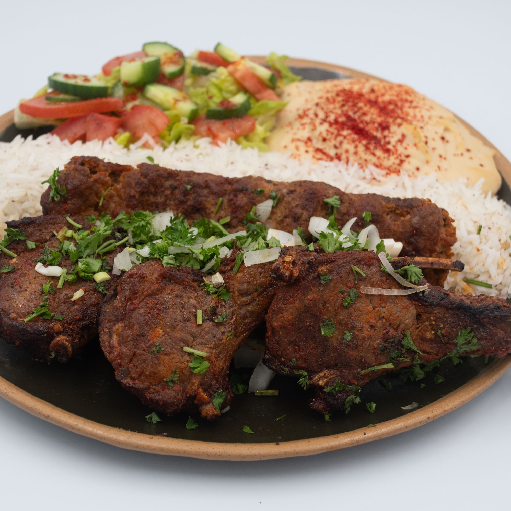 #32 Lamb Chop & Beef Shish