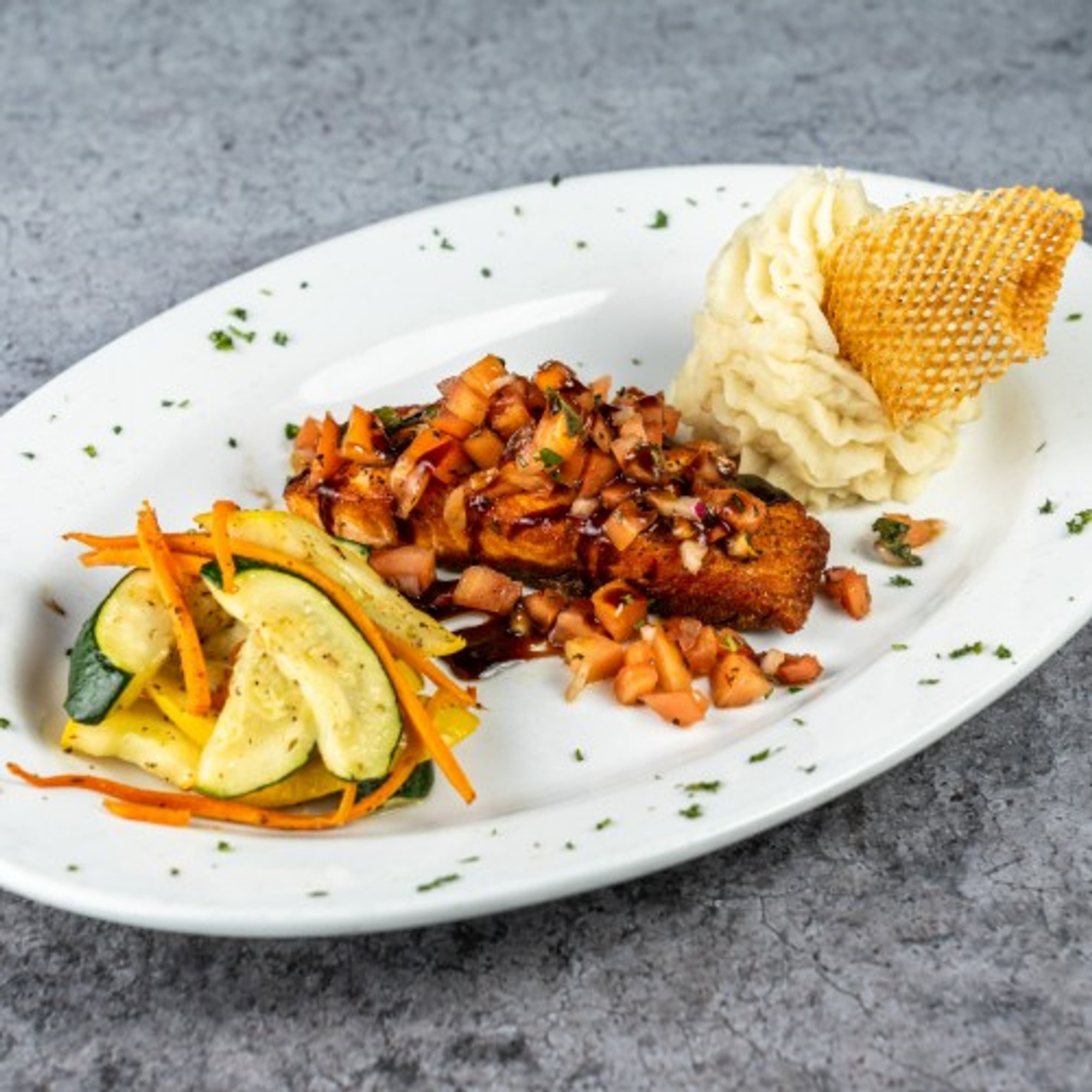 Salmon Bruschetta