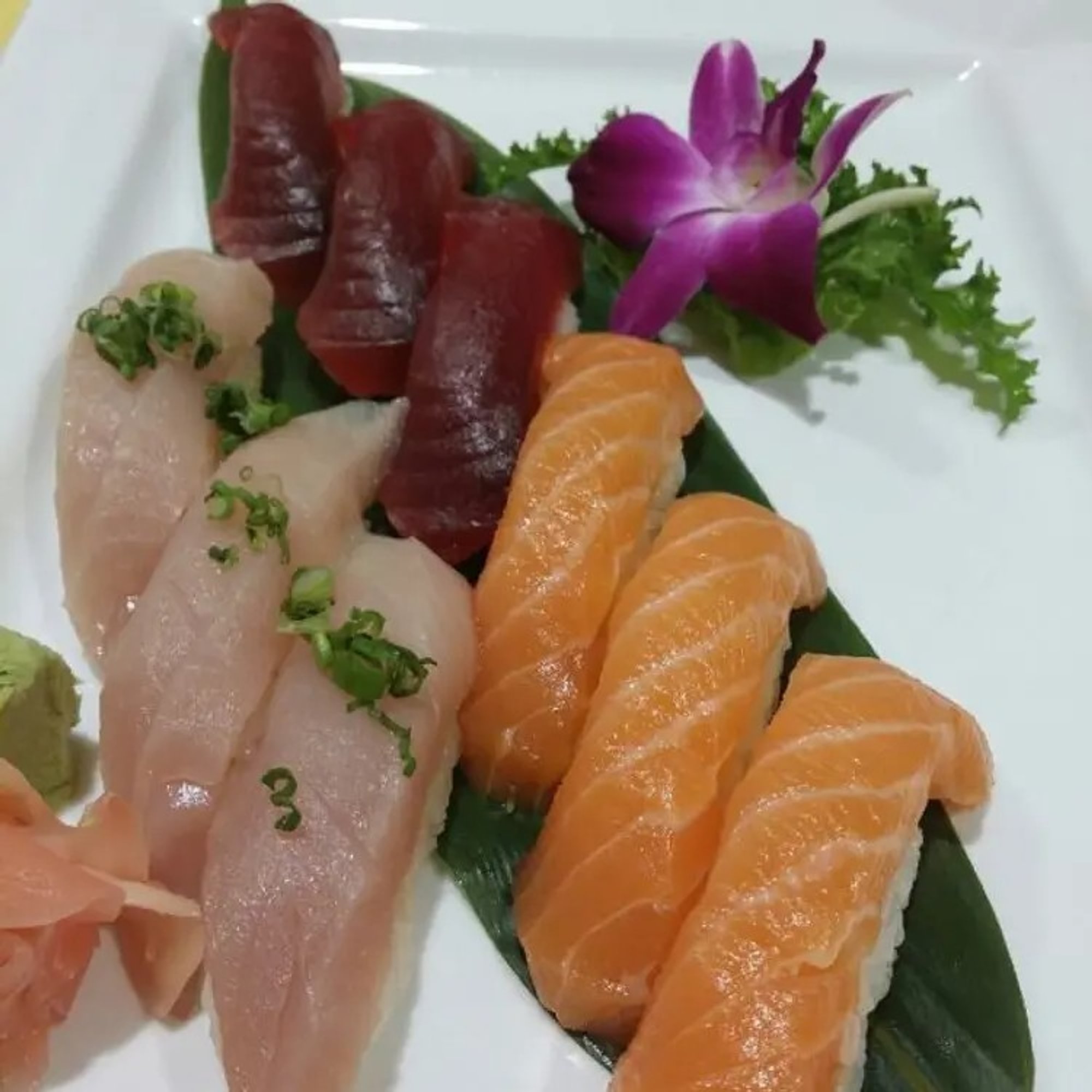Tri-Colored Sushi