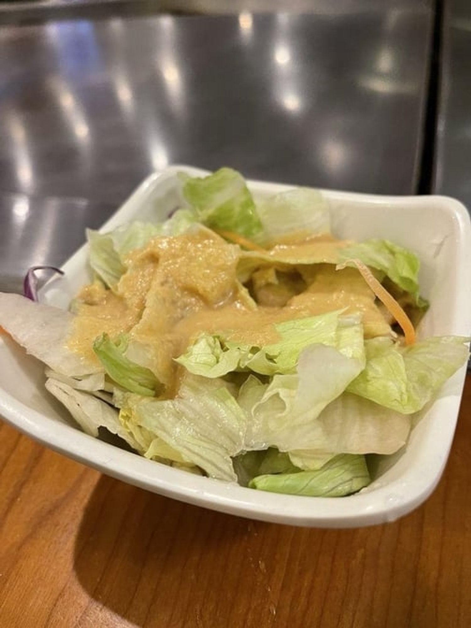 House Salad with Ginger Dressing