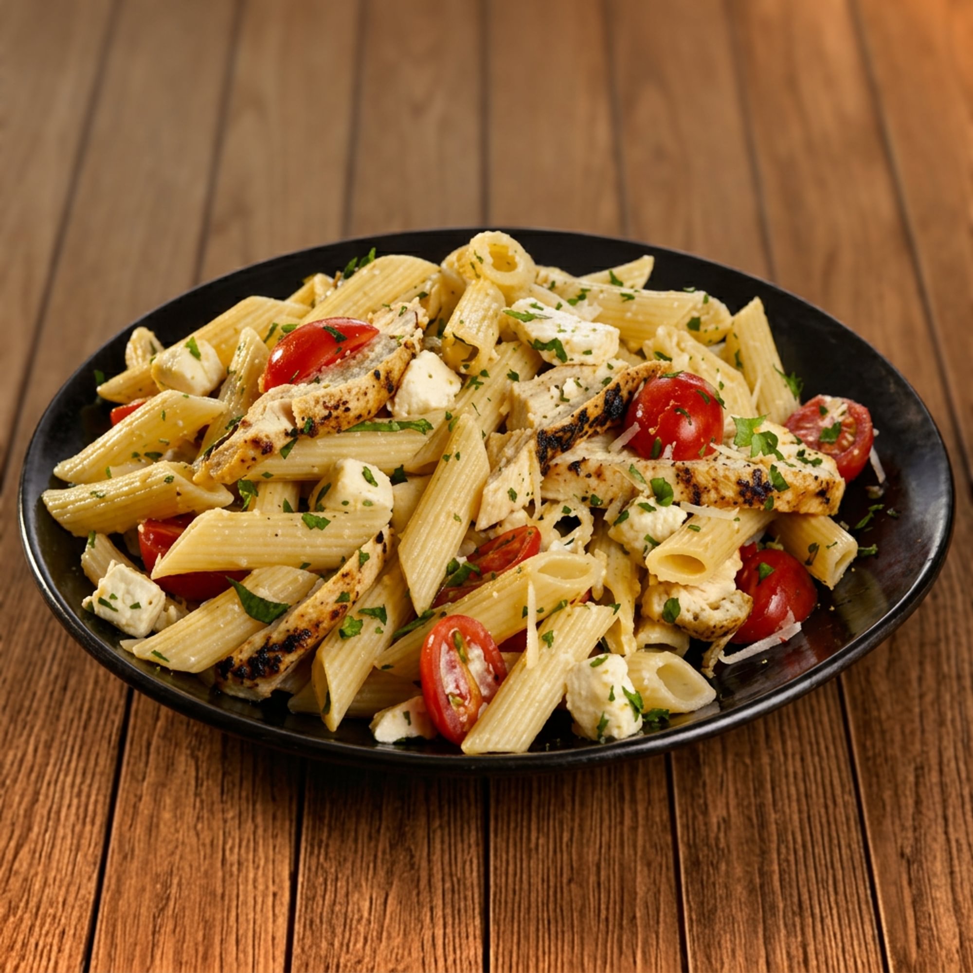 Pasta with Fresh Mozzarella Cheese
