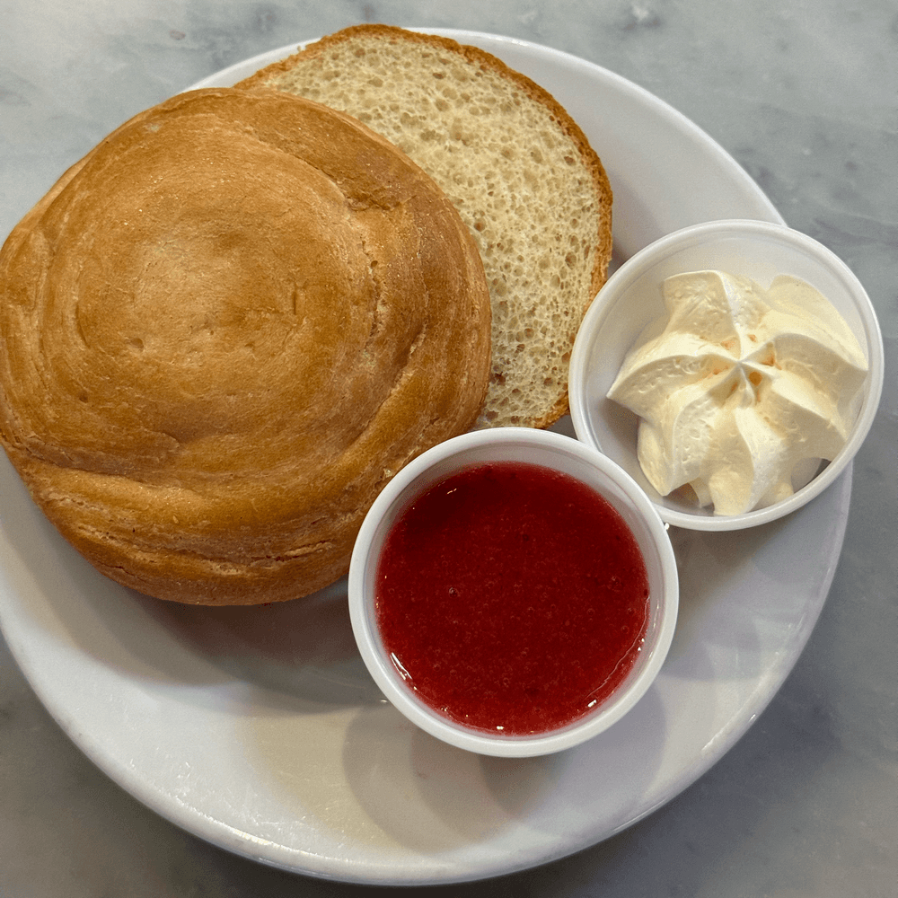 Cronut, butter & jam brunch