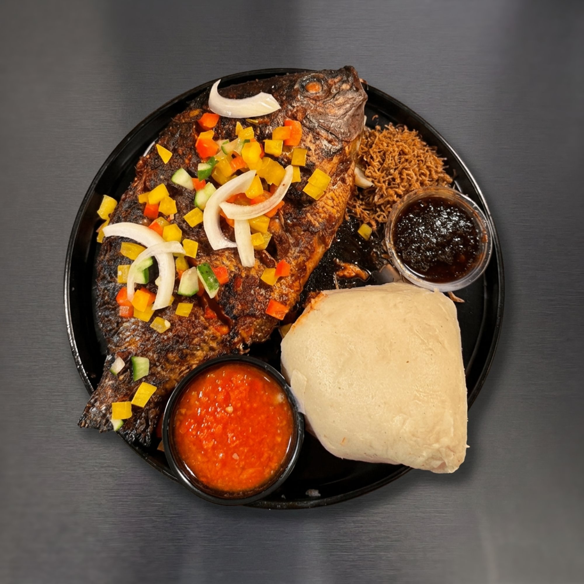 Banku & Tilapia