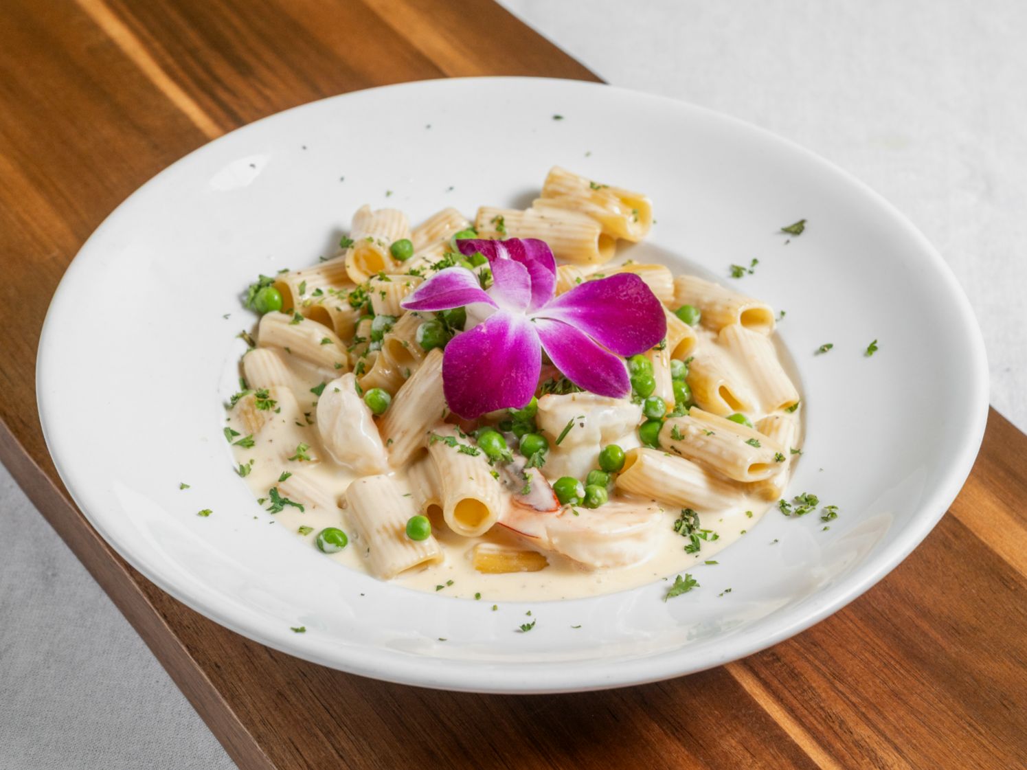 Rigatoni Con Gamberi E Limoncello