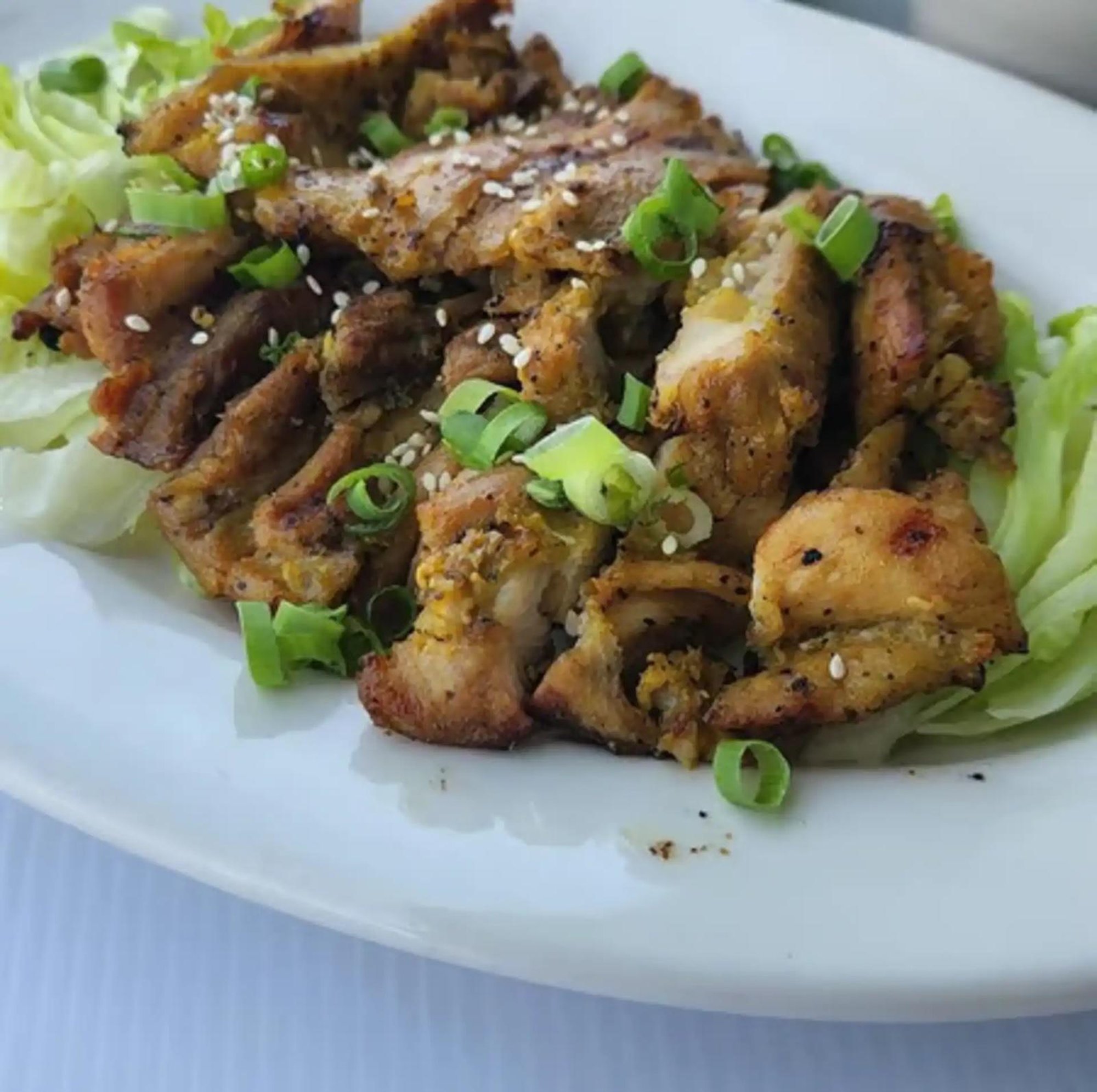 Chinnie's Grilled Lemongrass Chicken (gf) over Rice