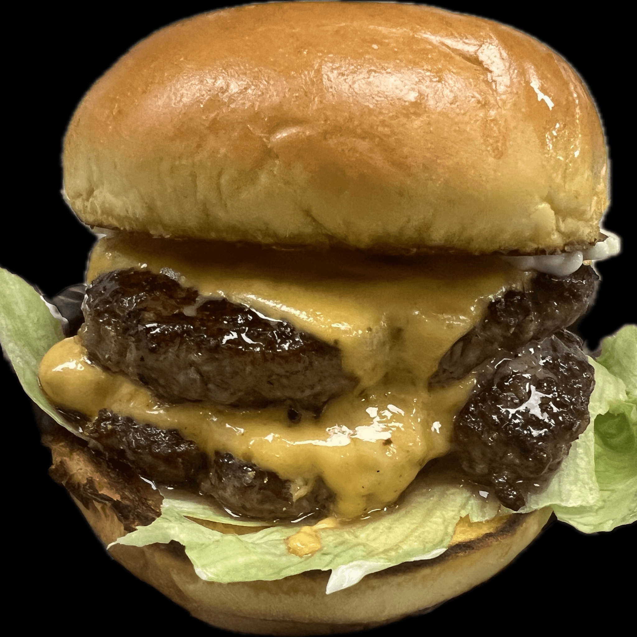 DBL CHEESE BURGER AND FRIES