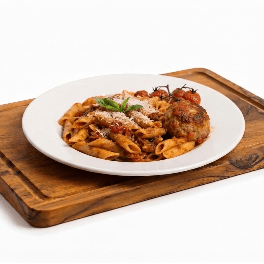 Penne with Meatball Lunch