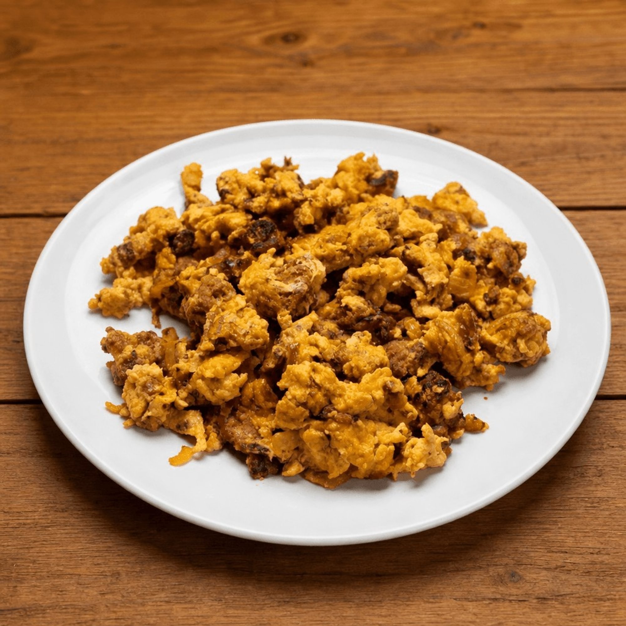 Scrambled Eggs Plate Breakfast