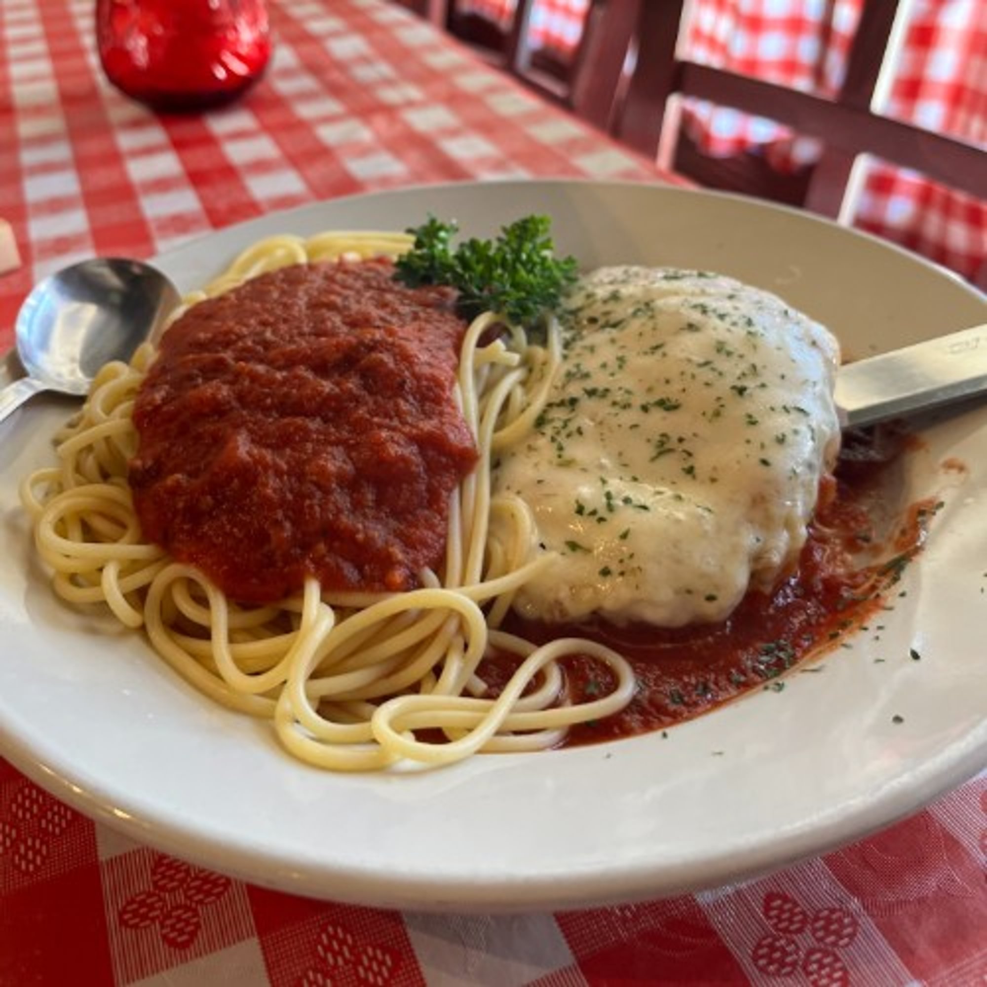 Chicken Cutlet Parmesan a LA Carte
