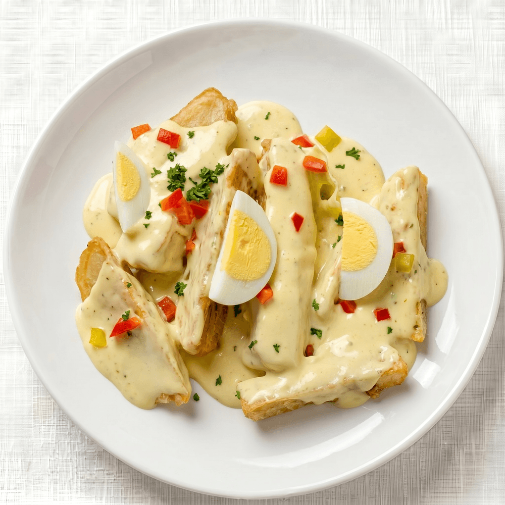Yuca A La Huancaina