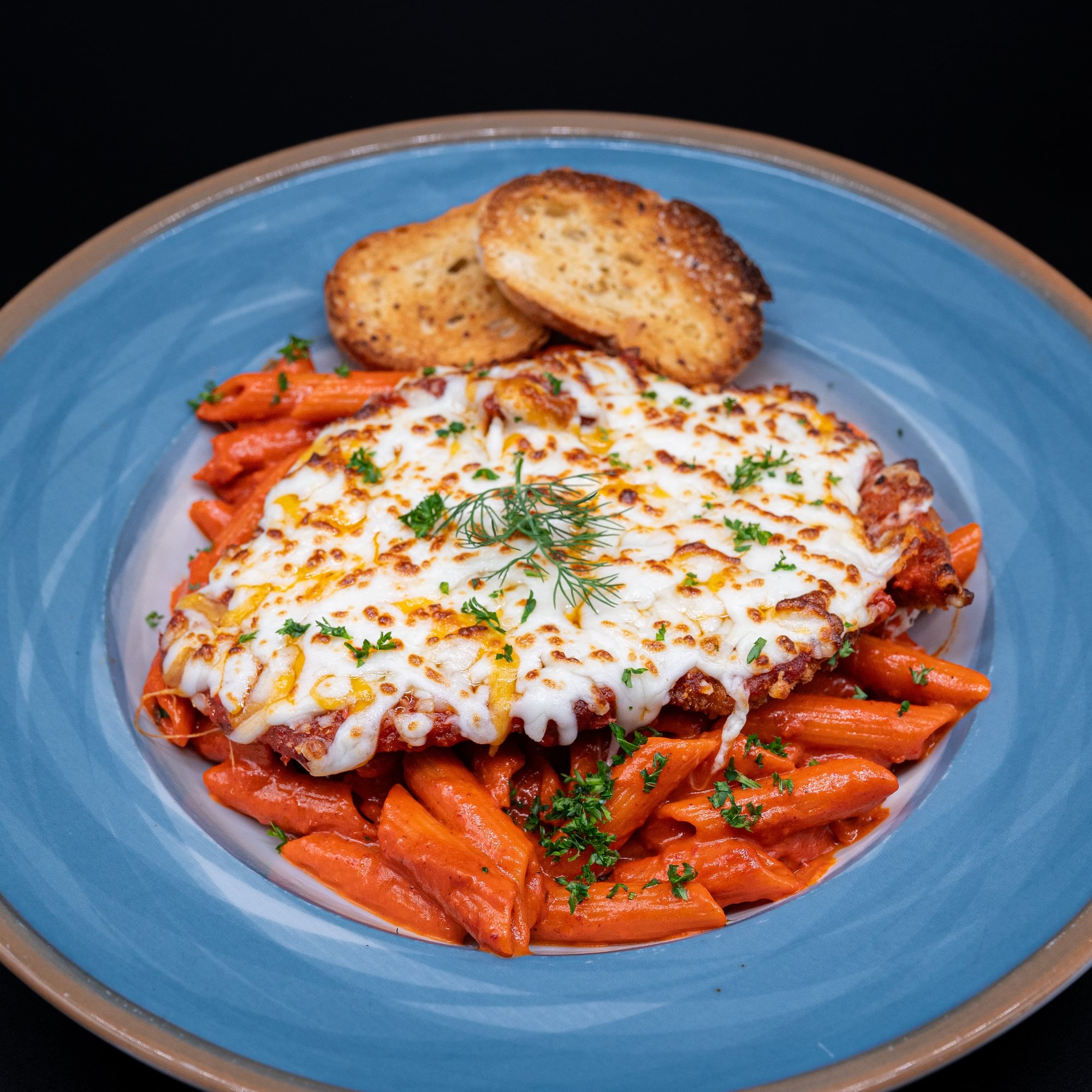 Classic Chicken Parm Pasta Marinara