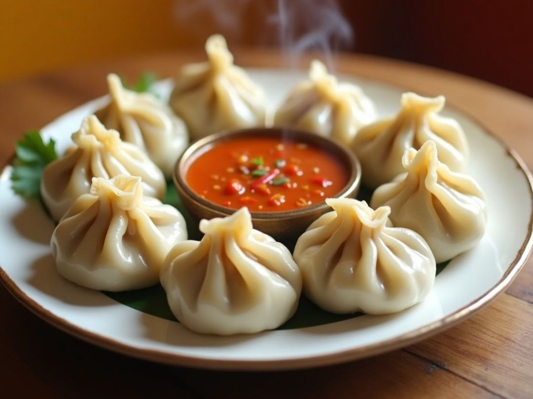 Veg Momos (8pcs) Steam/fried