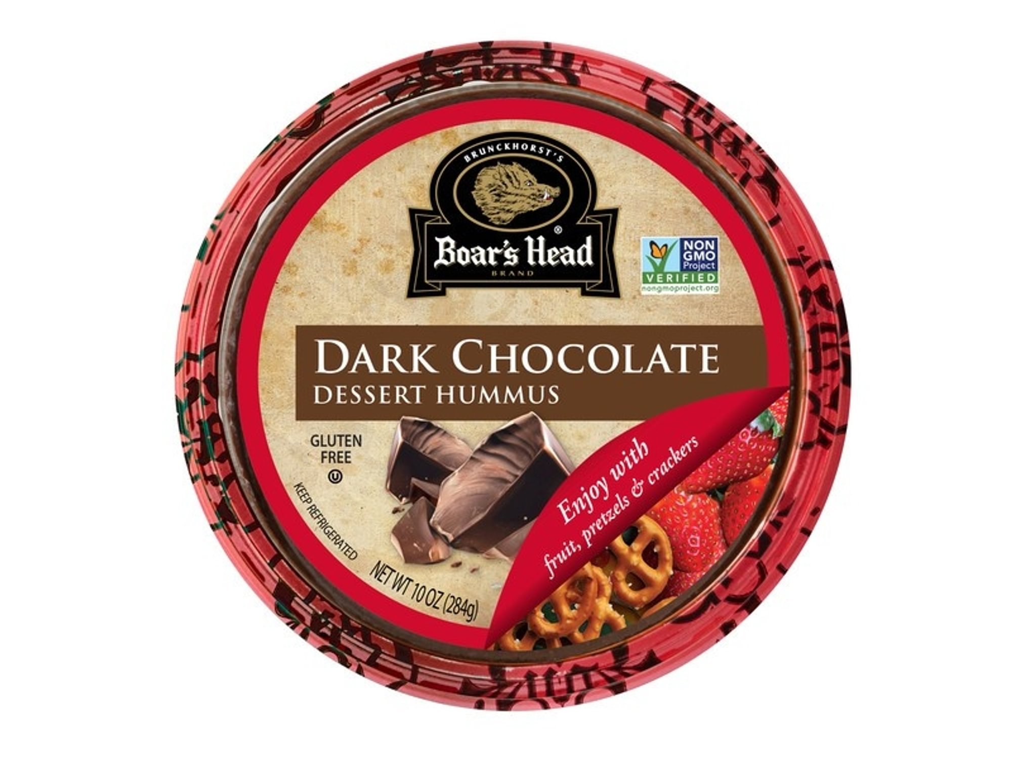 Dark Chocolate Dessert Hummus 10oz w/Crackers
