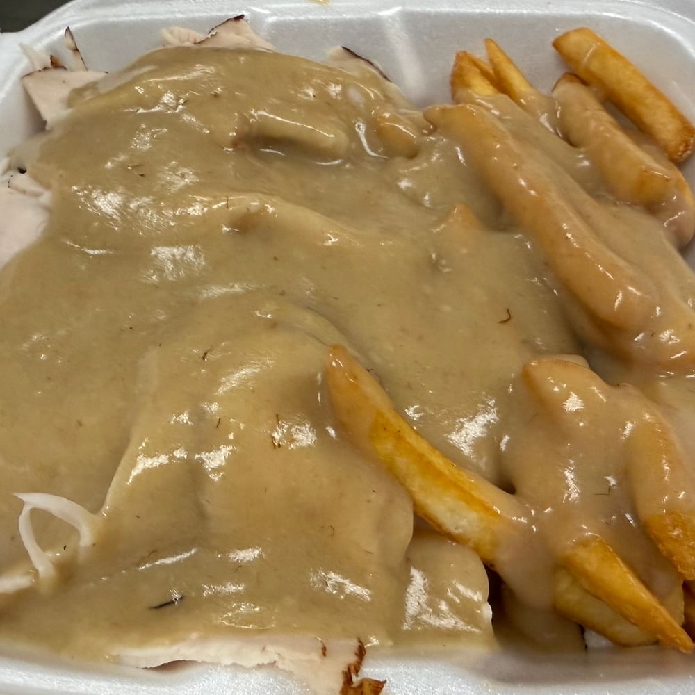 Hot Roast Beef or Turkey Sandwich
