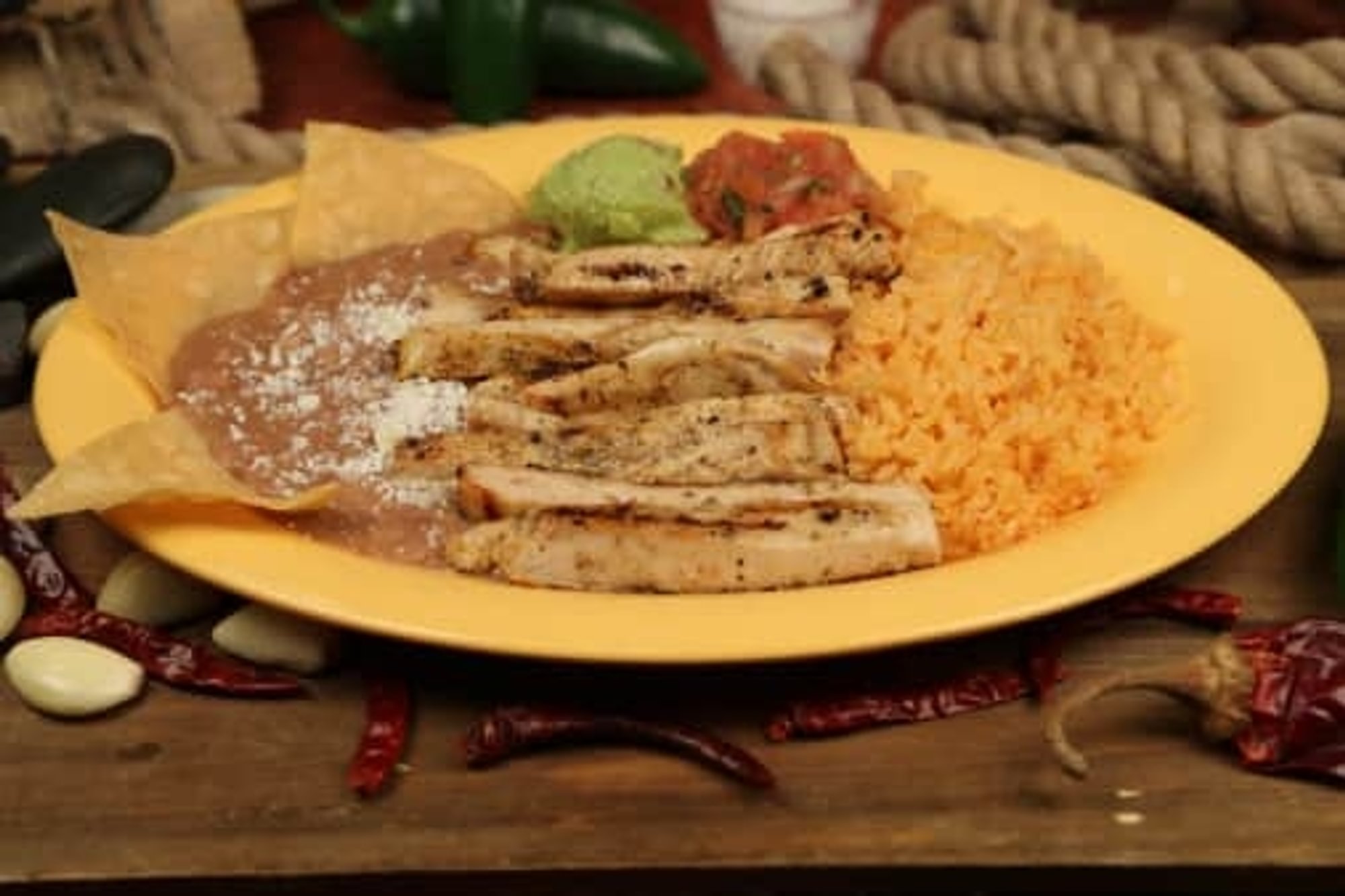 Pollo Asado Plate