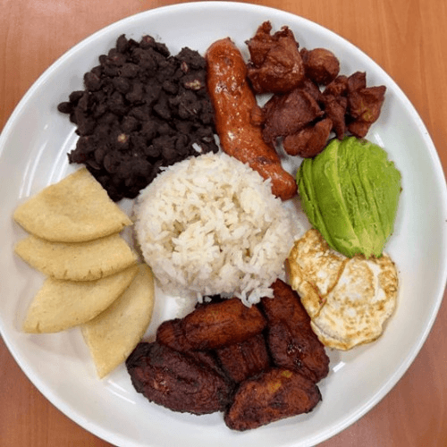 Bandeja Paisa Plate (Gracias Colombia)