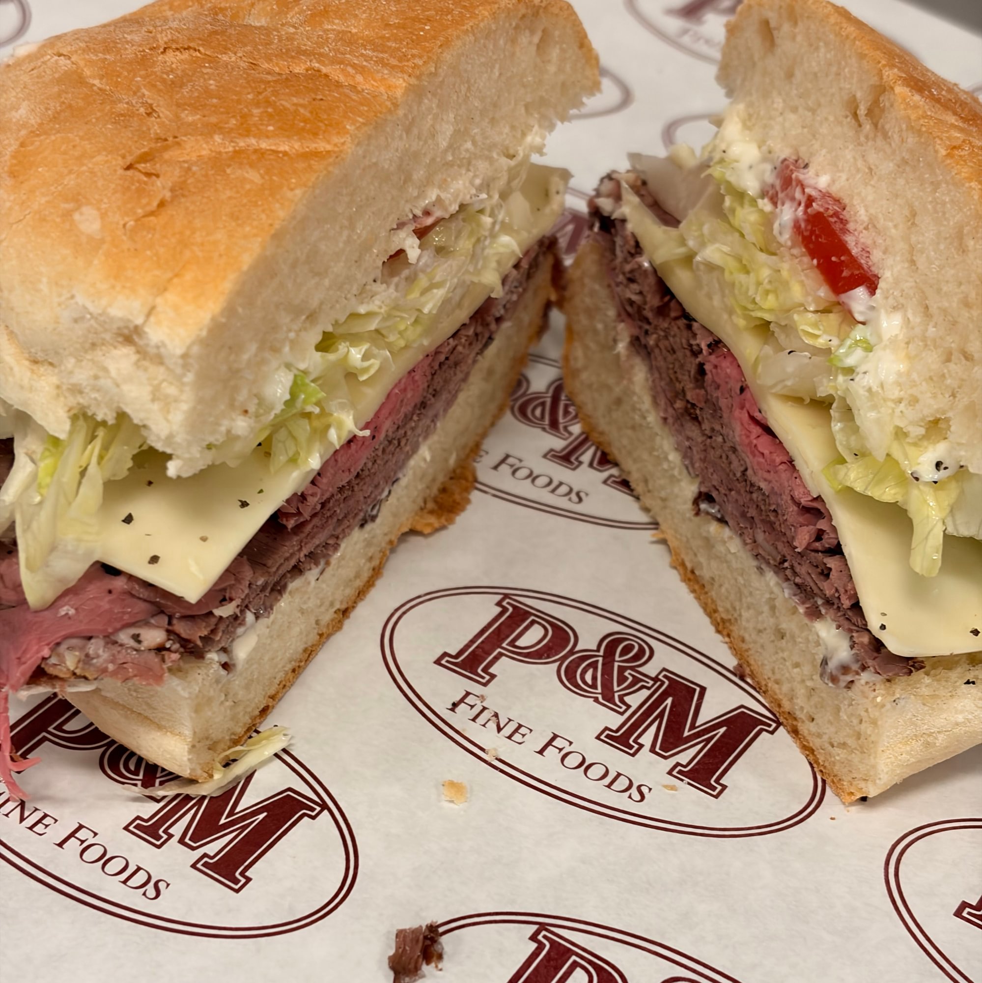 Roast Beef & Cheese Cold Roll