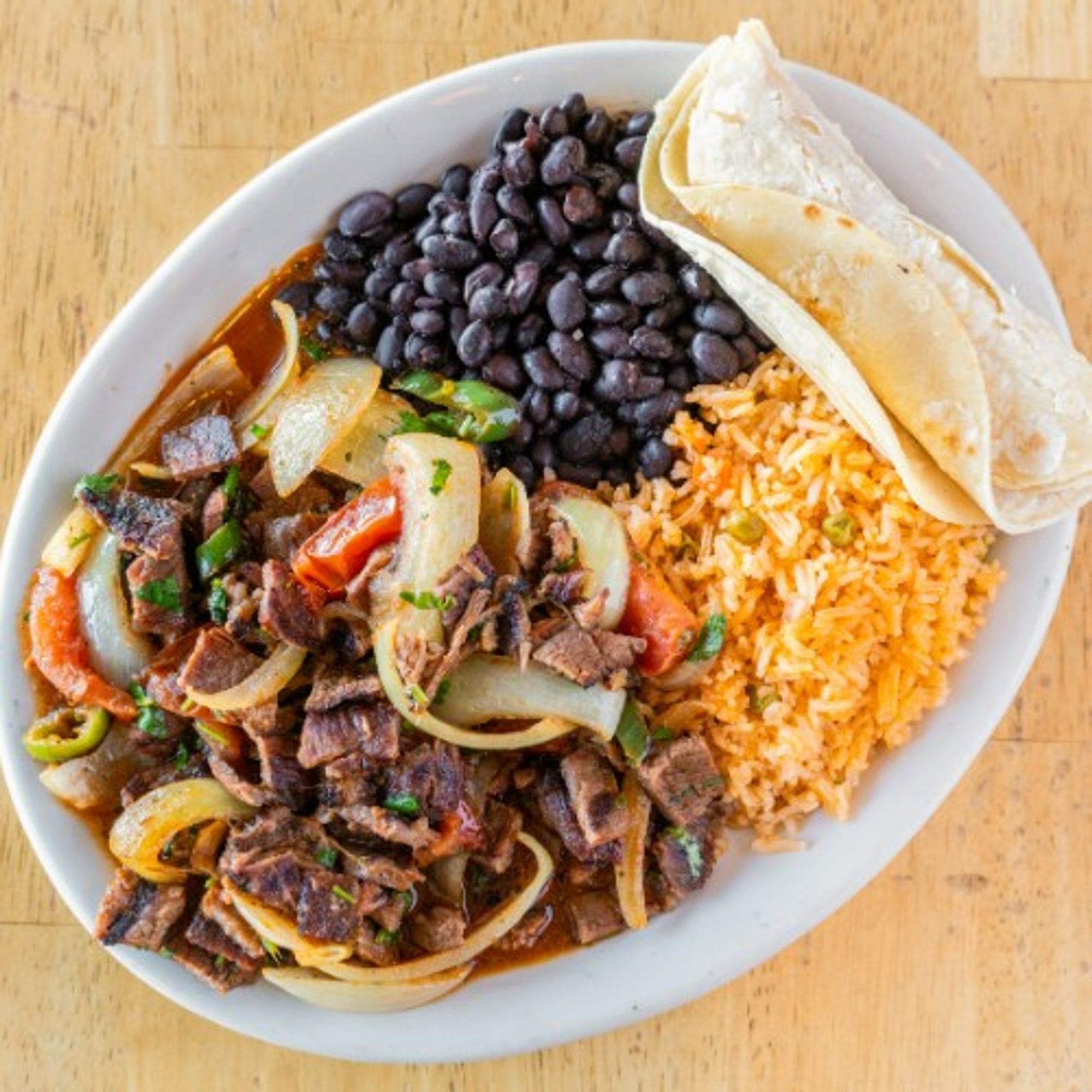 Bistec a La Mexicana