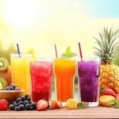 Apple or Cranberry Juice