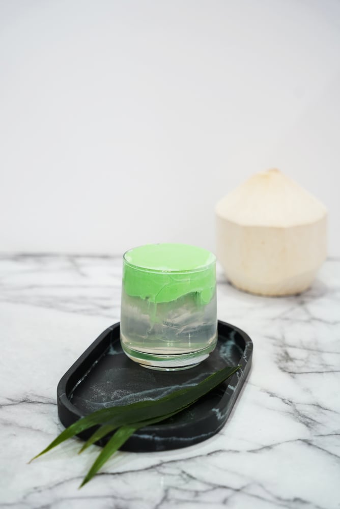 Pandan Foam w/ Coconut Water