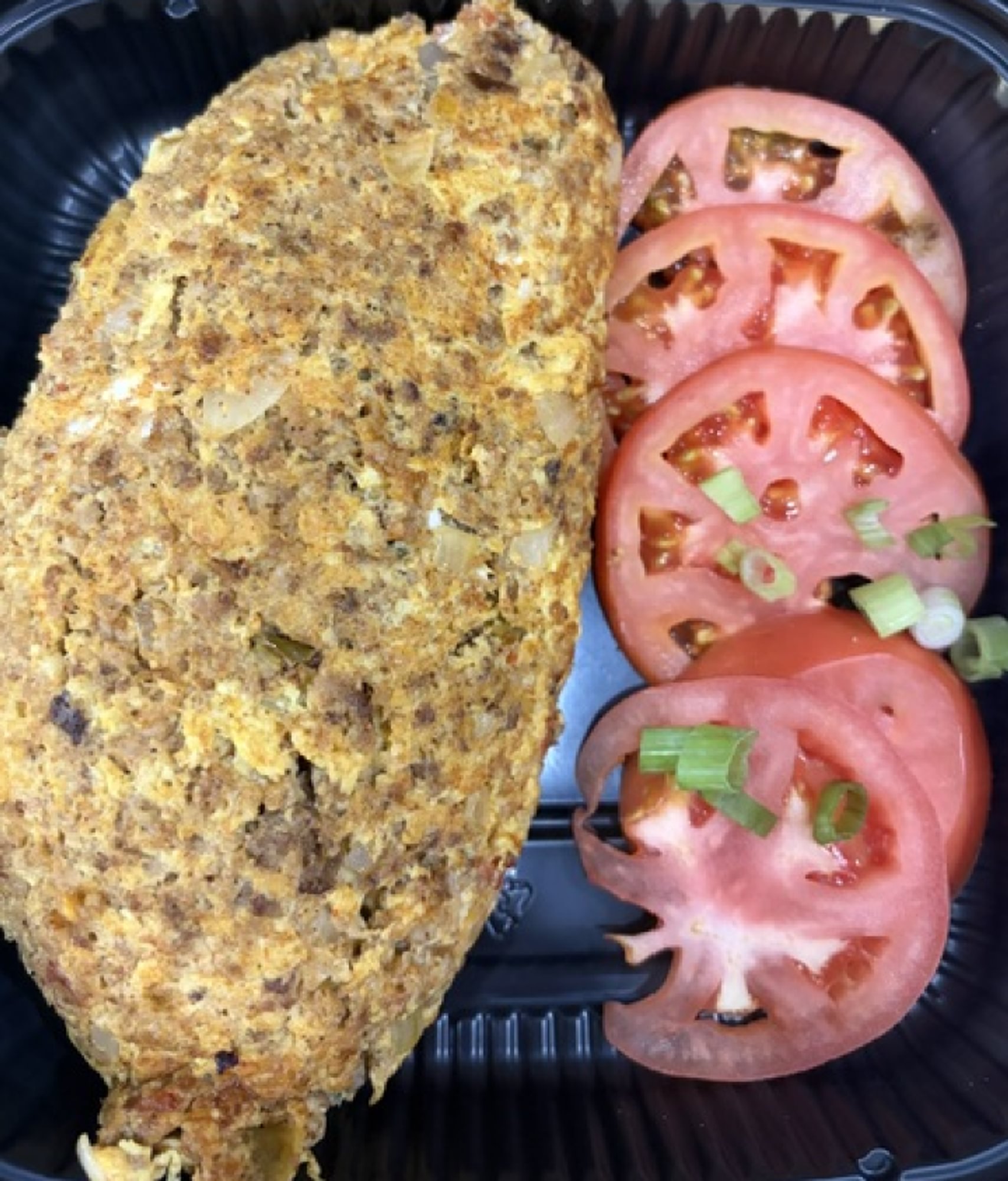 Meatloaf Omelette