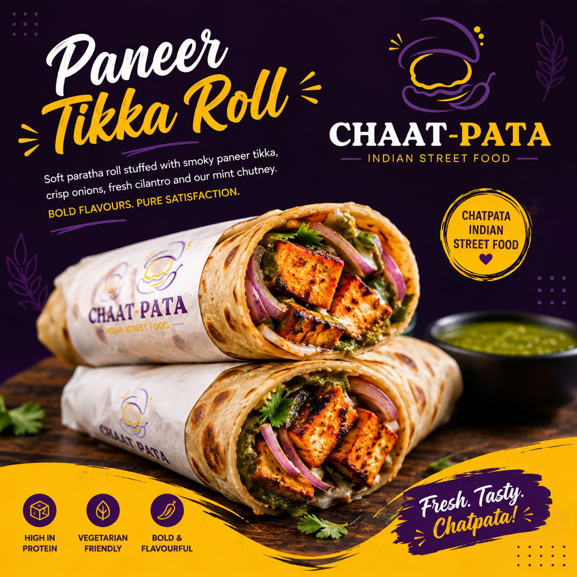 Paneer Kathi Roll