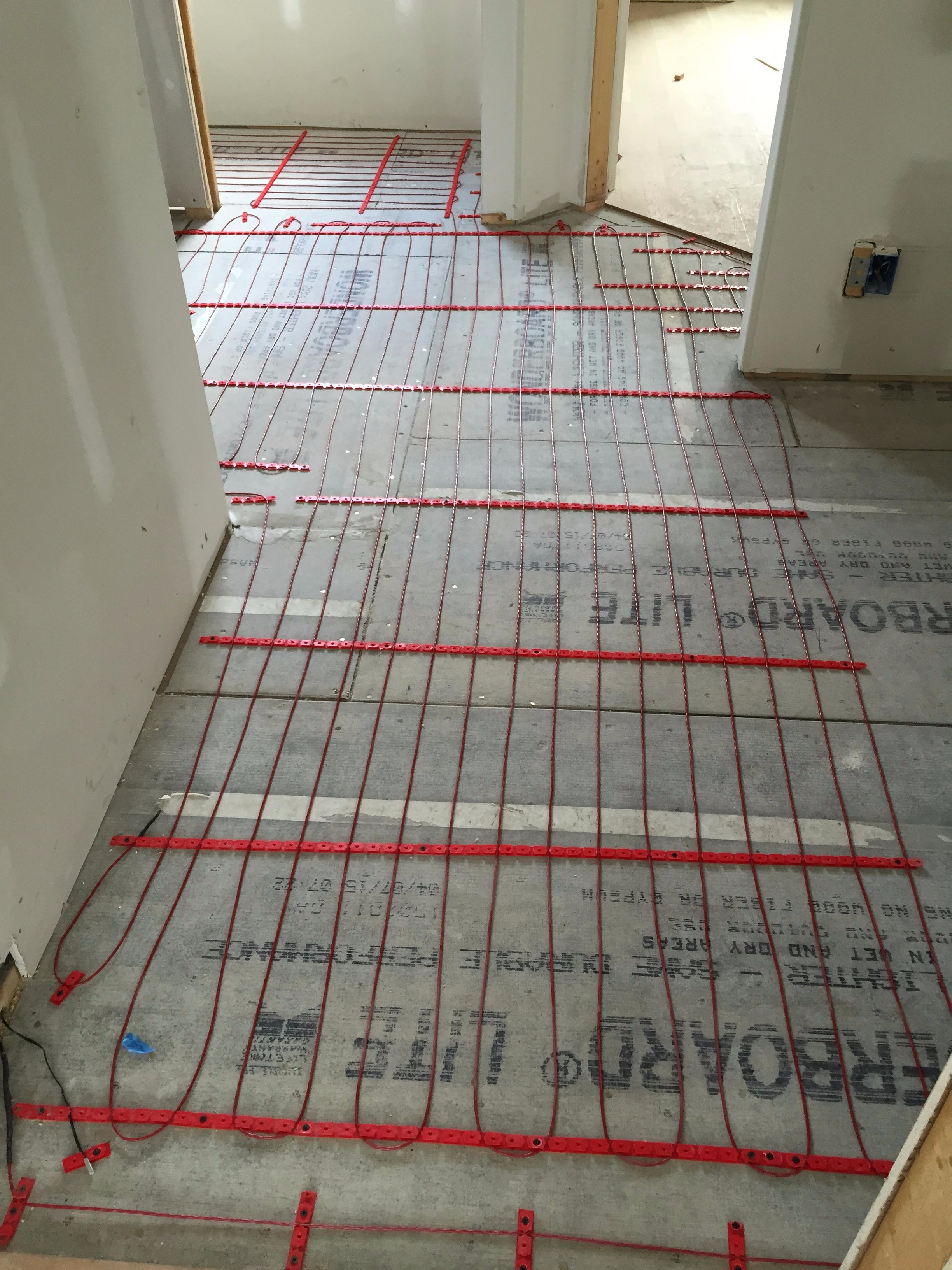 Heating Tile Floor 