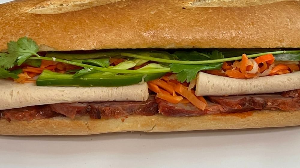 13. Char Siu and Meatloaf Baguette