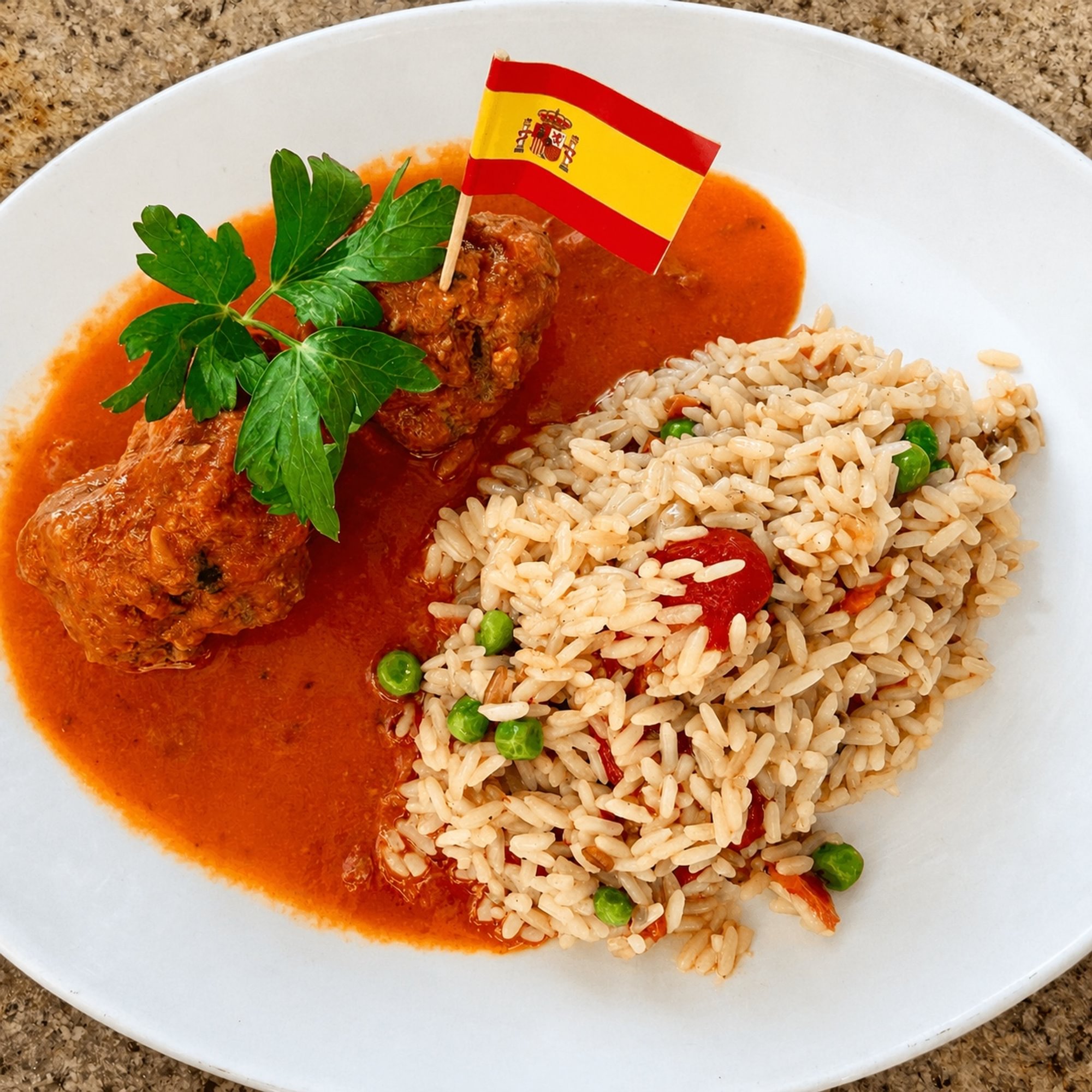 Meatballs and Rice